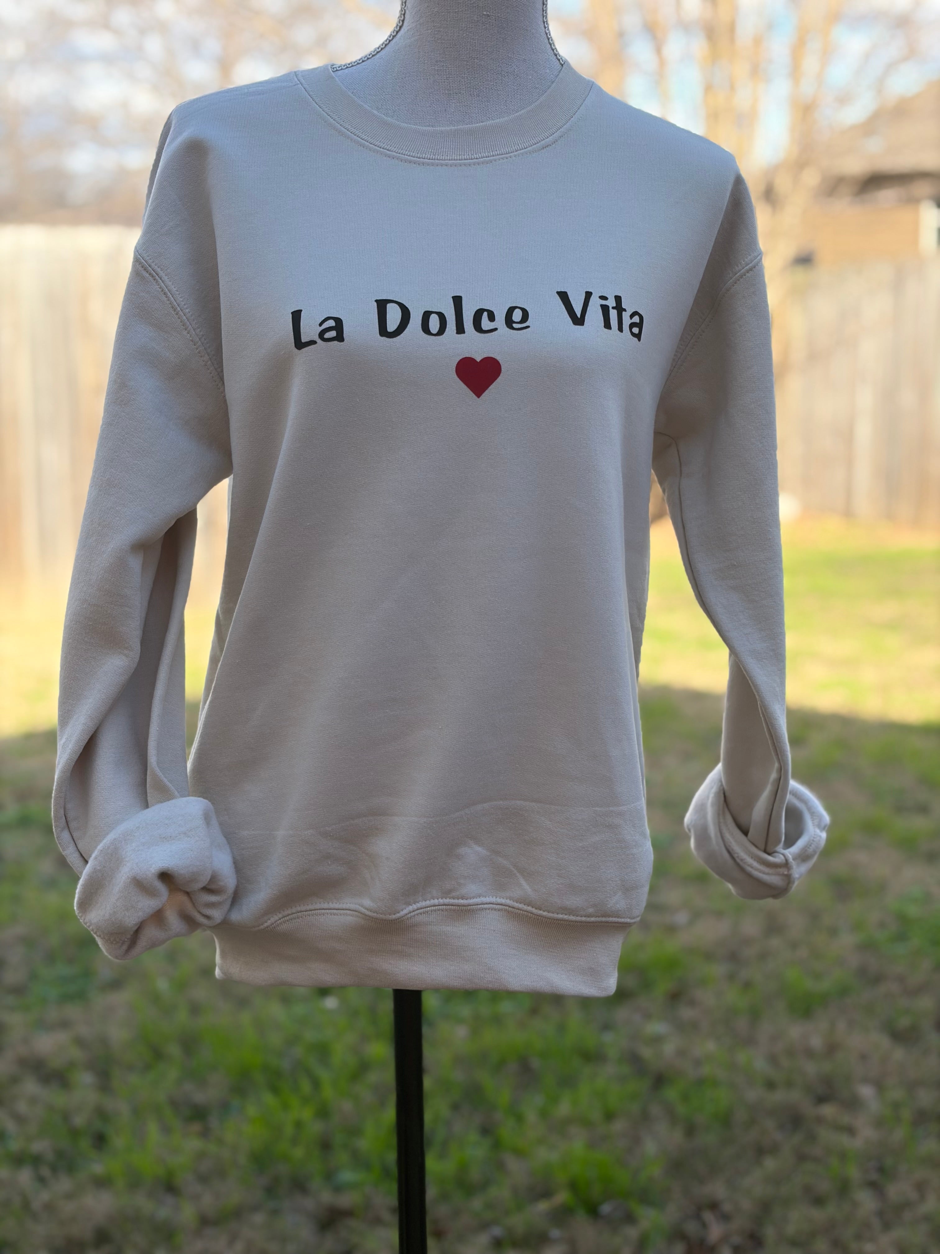 MALIBU HIPPIE La Dolce Vita Sweatshirt on Simply Obsessed