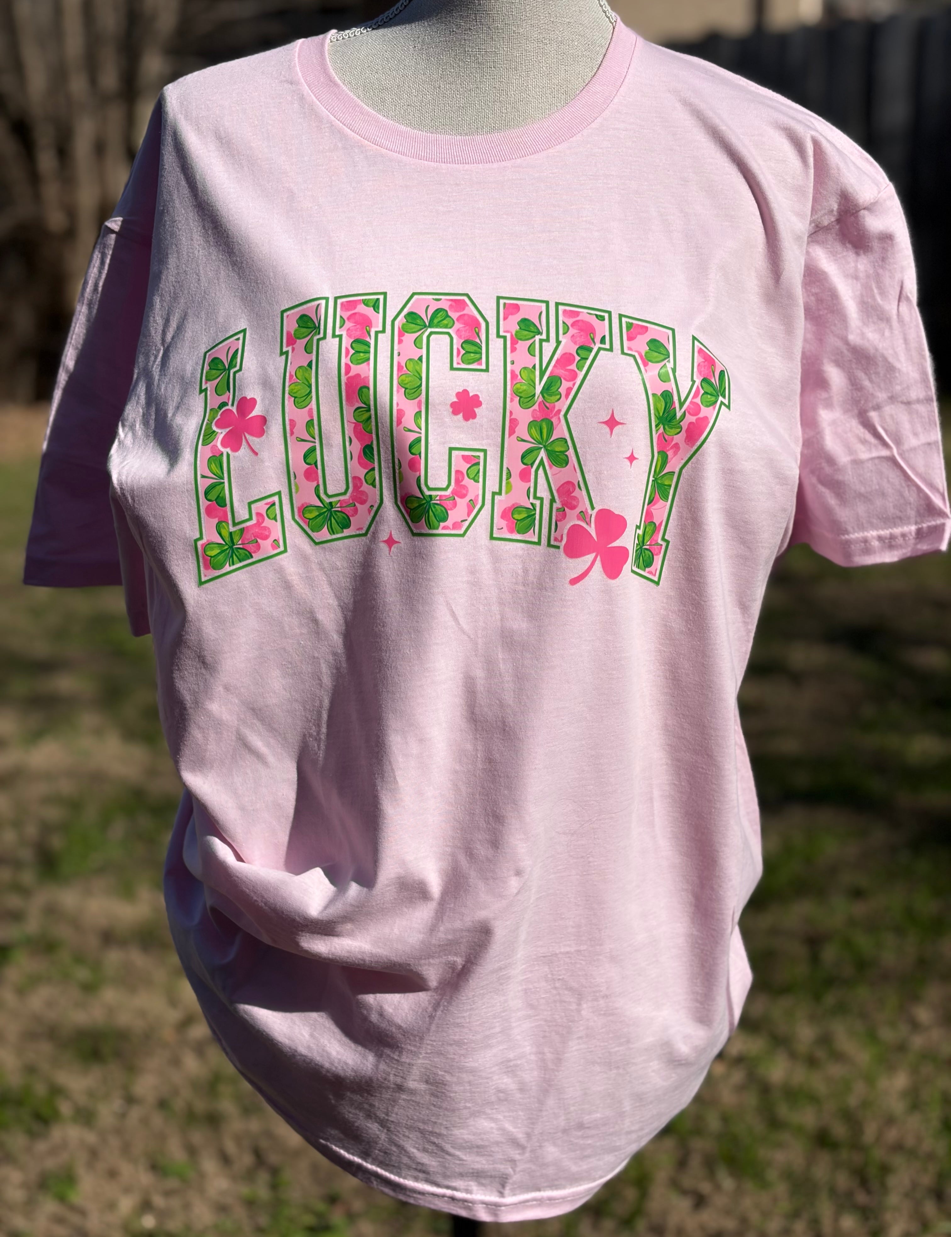 T-SHIRT JUNKIE Lucky Tee on Simply Obsessed