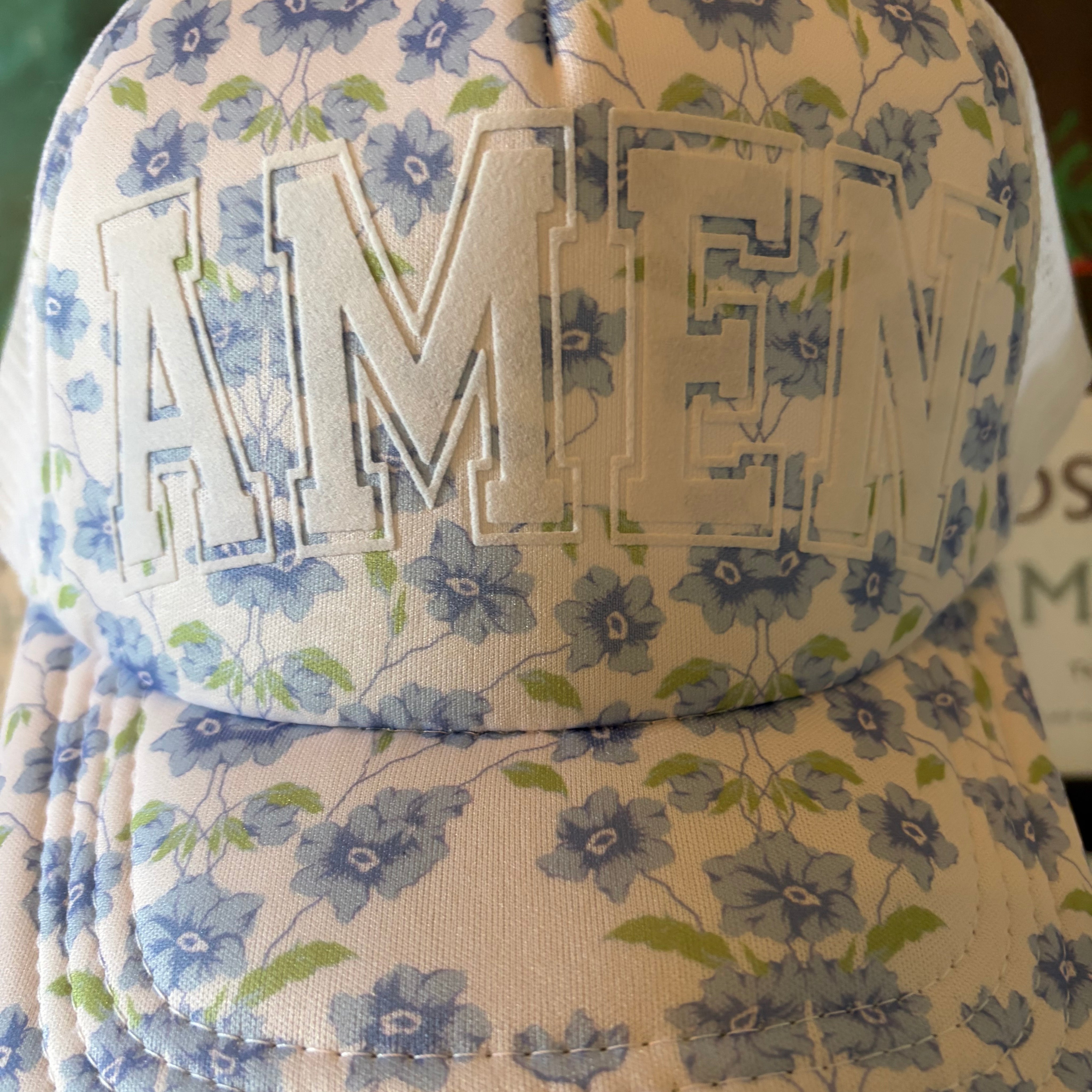 MALIBU HIPPIE Amen Floral Hat on Simply Obsessed