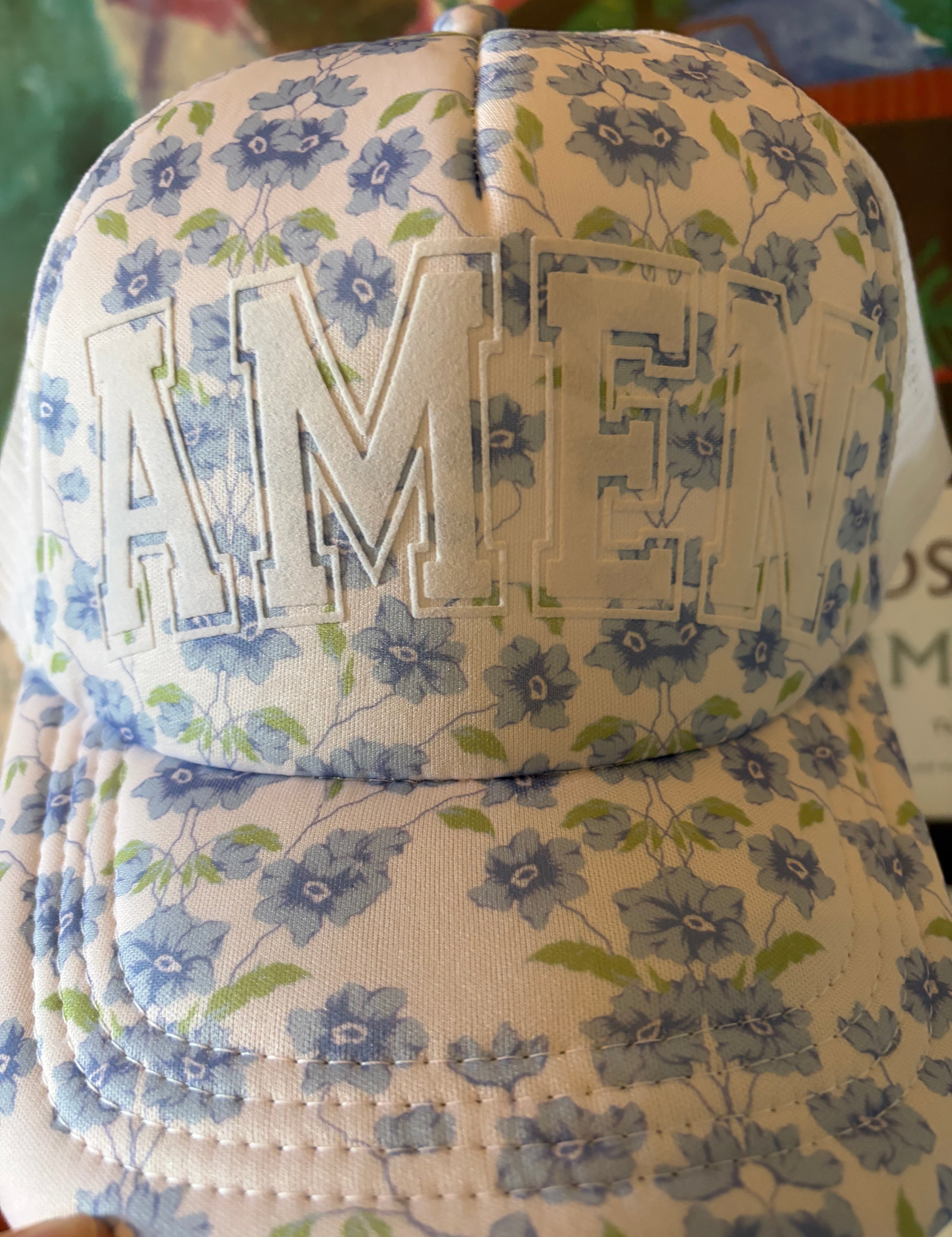 MALIBU HIPPIE Amen Floral Hat on Simply Obsessed