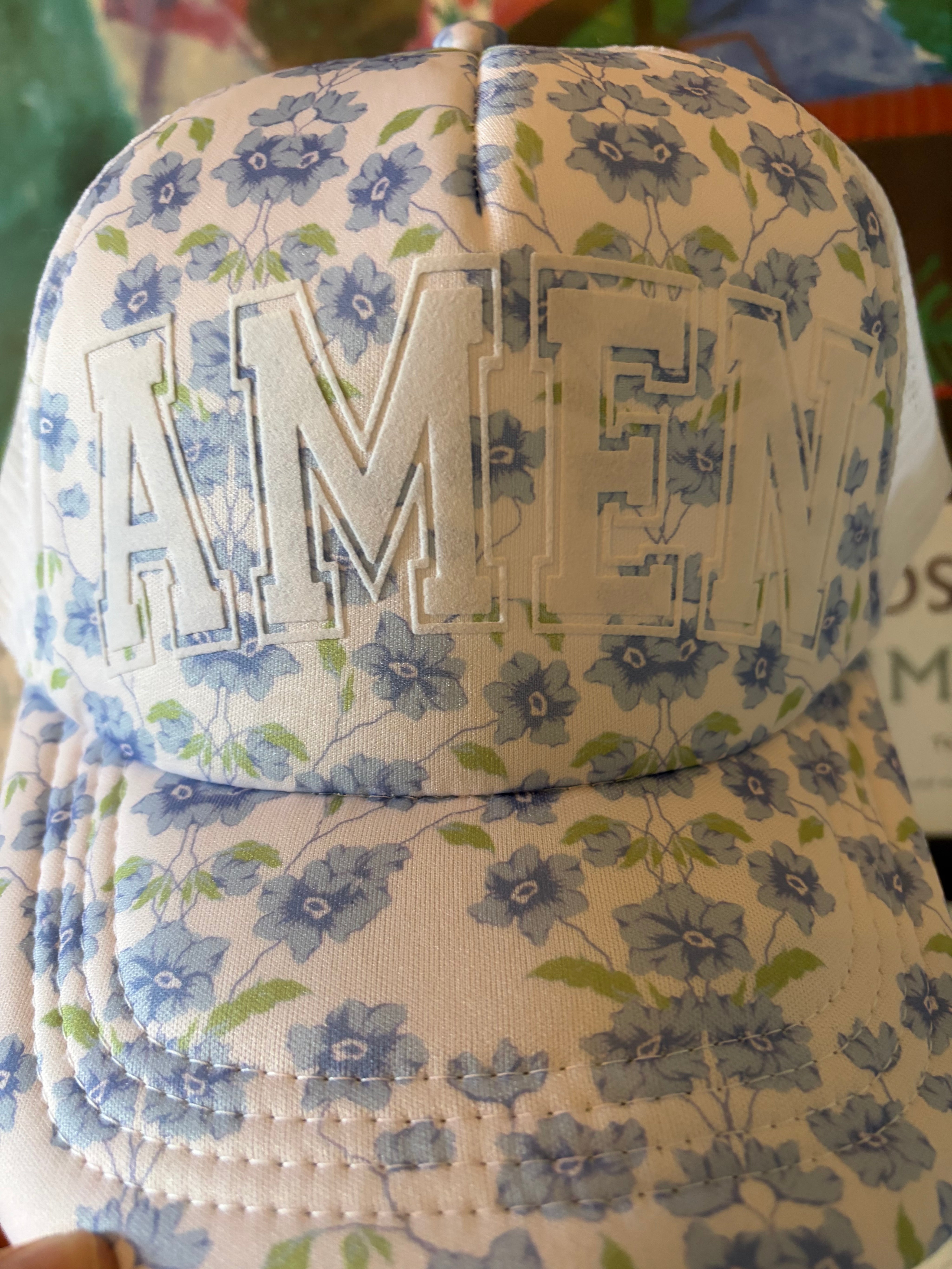 MALIBU HIPPIE Amen Floral Hat on Simply Obsessed