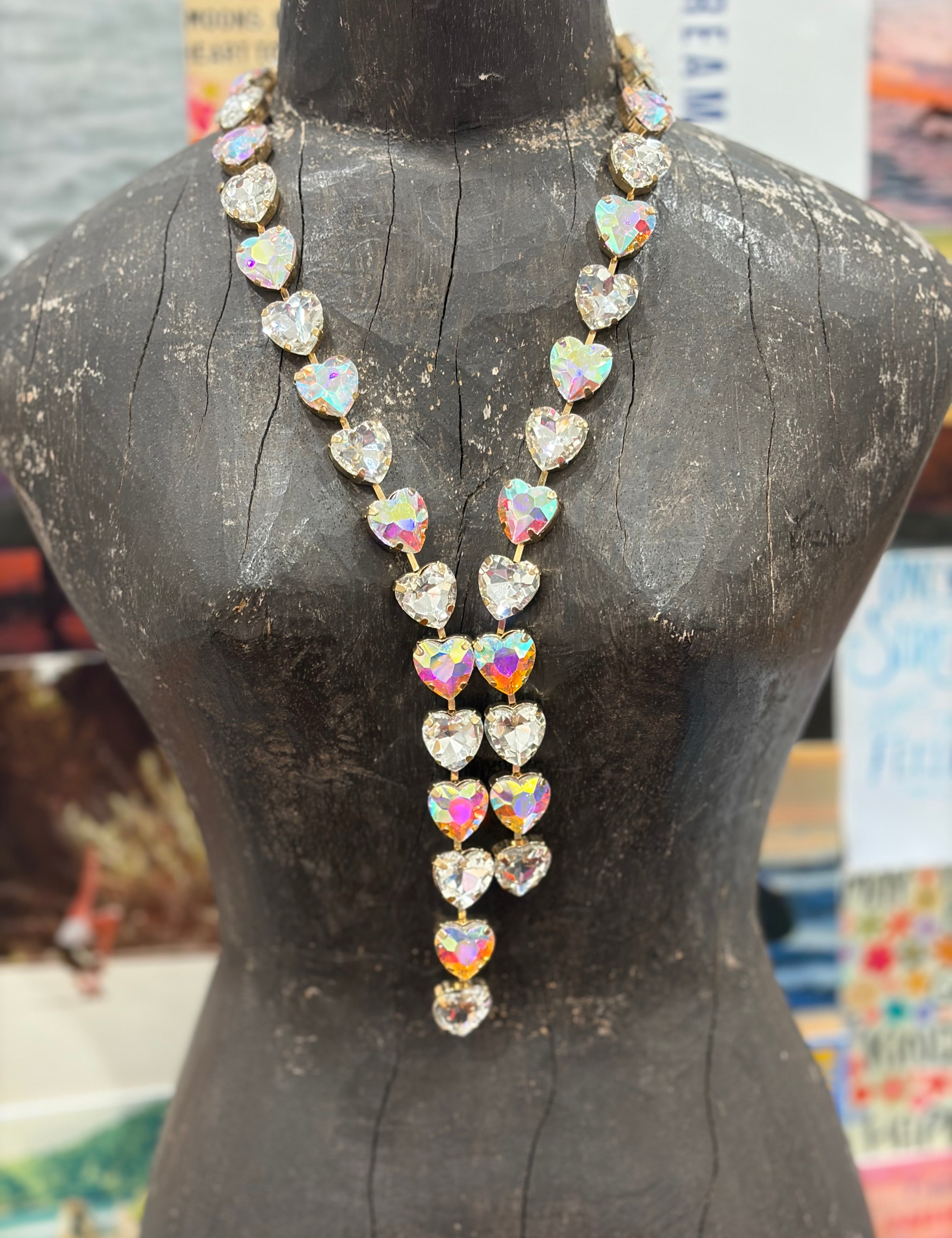 JEWELRY SALE AB Heart Necklace on Simply Obsessed