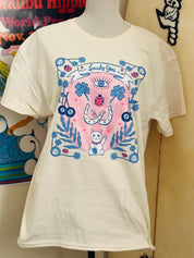 T-SHIRT JUNKIE Lucky You Bling Tee