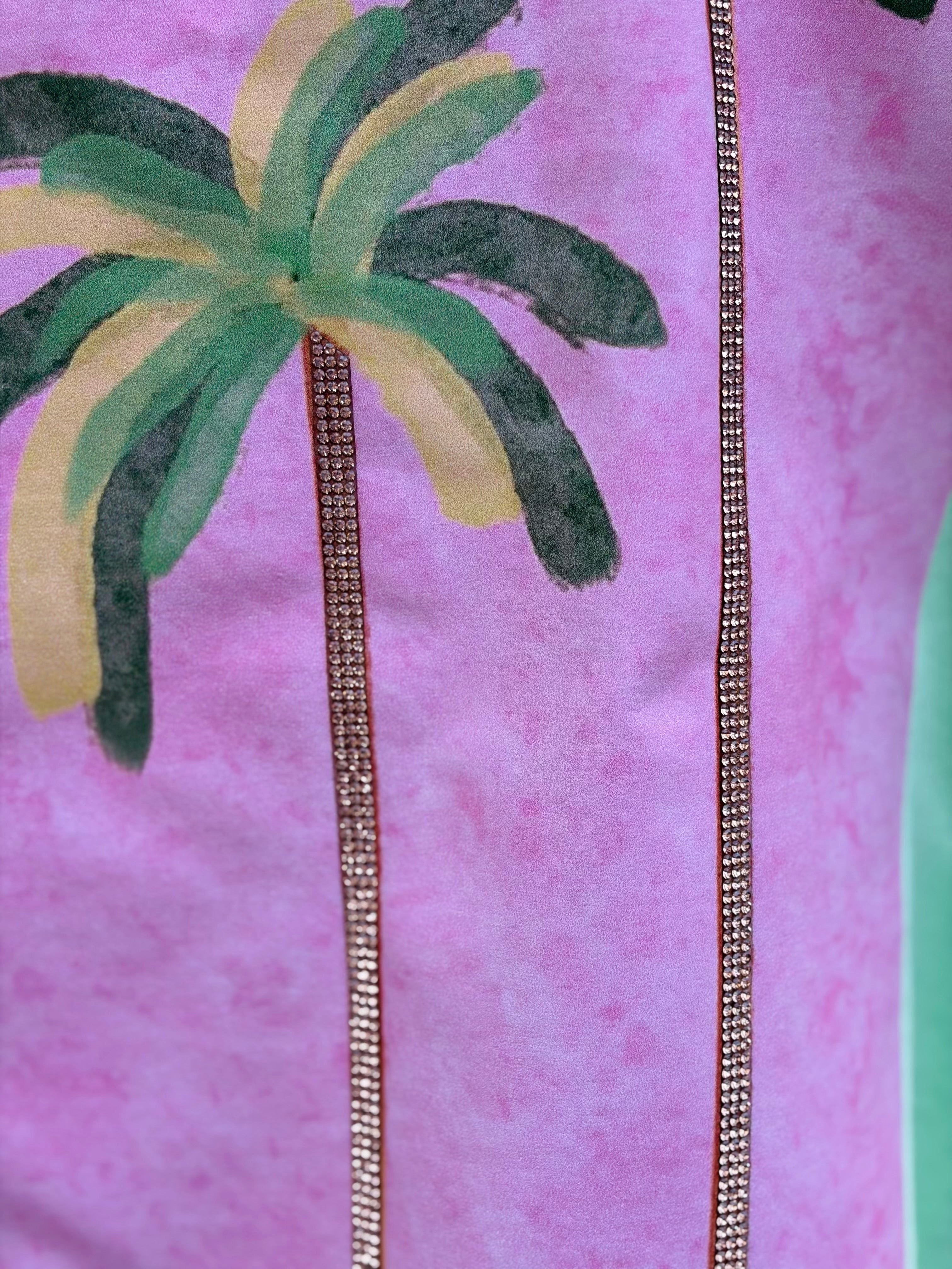 T-SHIRT JUNKIE Palm Tree Bling Tee on Simply Obsessed