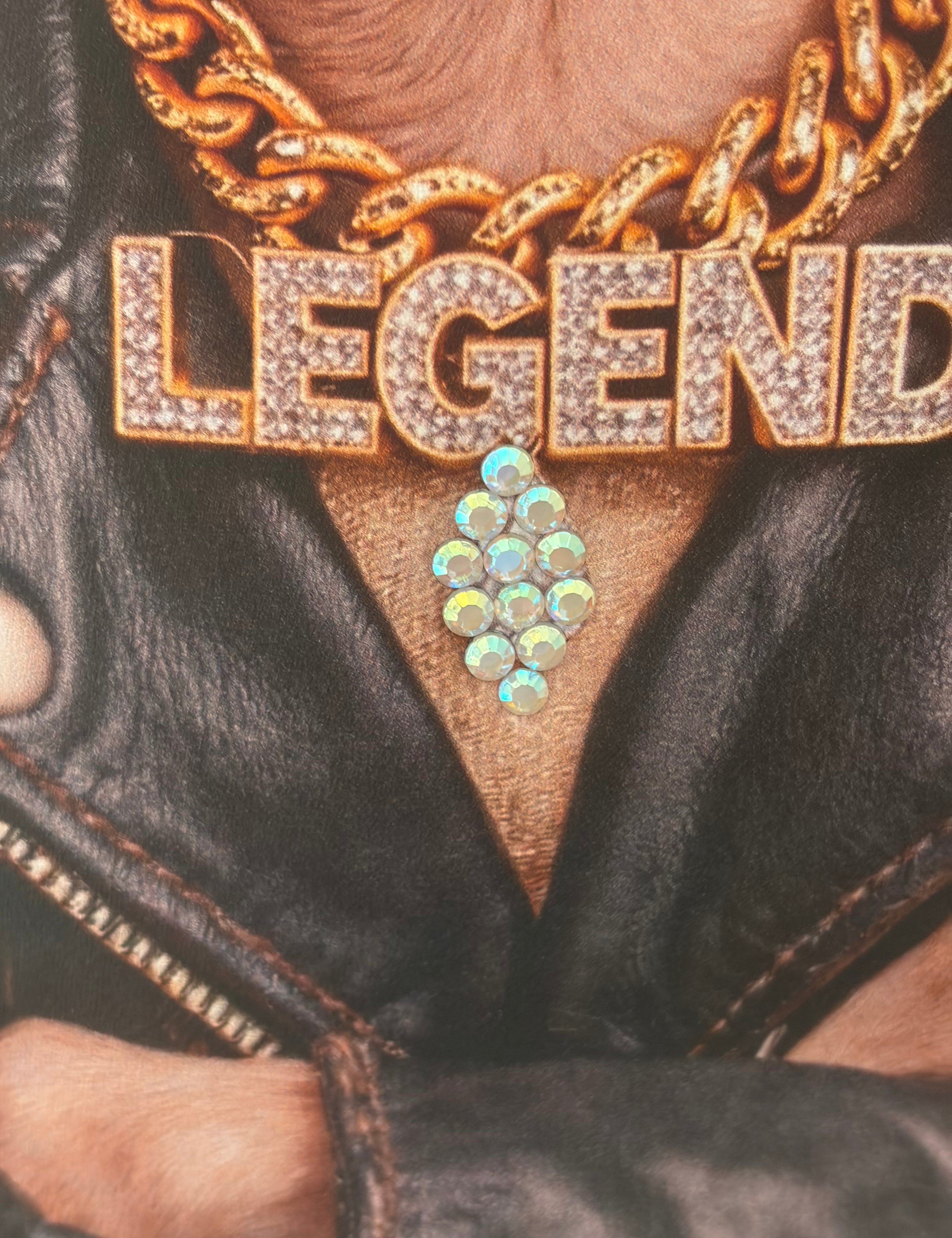 T-SHIRT JUNKIE Legend Chihuahua Bling Tee on Simply Obsessed