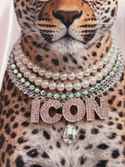 T-SHIRT JUNKIE Icon Leopard Bling Tee on Simply Obsessed