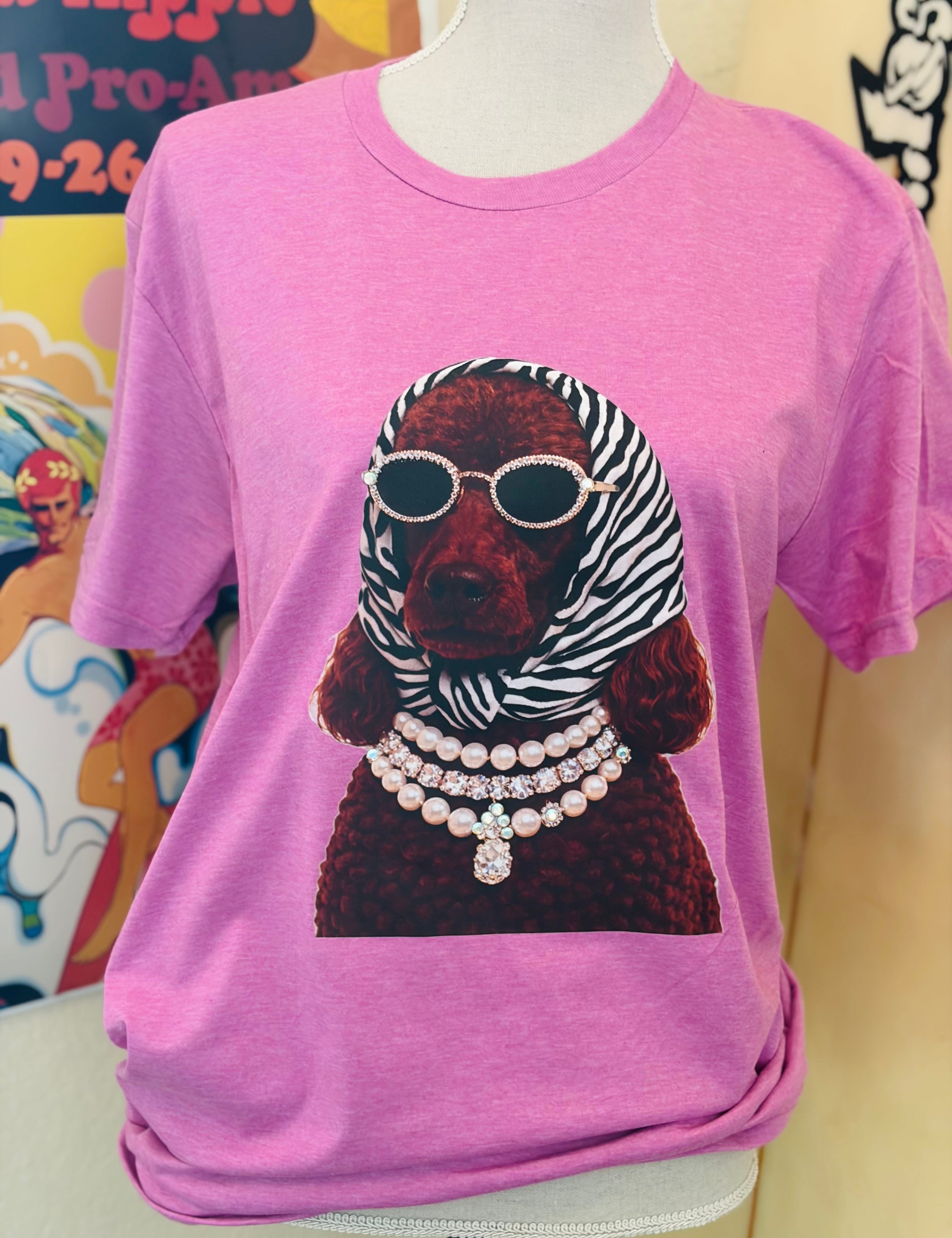 T-SHIRT JUNKIE Diva Dog Bling Tee on Simply Obsessed