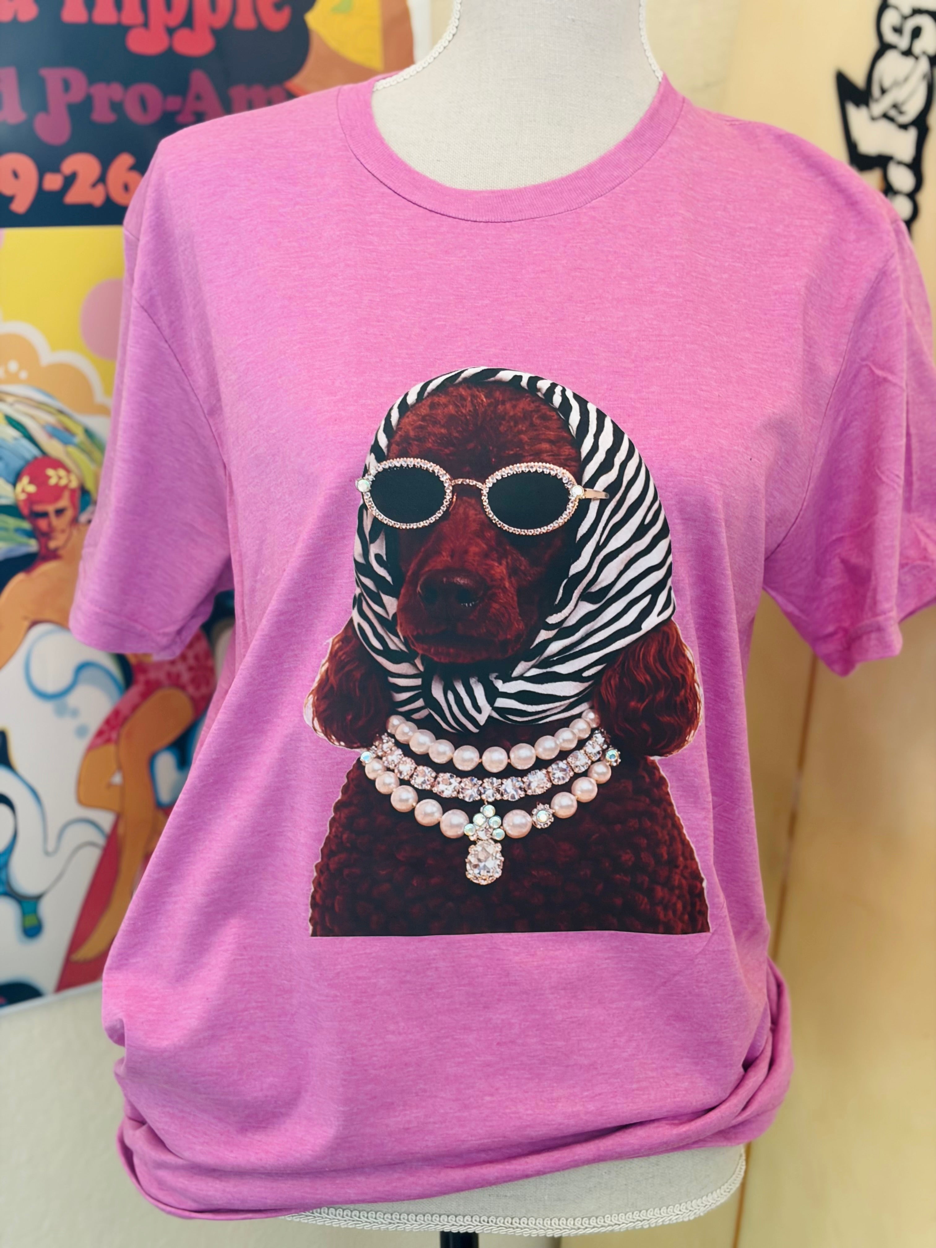 T-SHIRT JUNKIE Diva Dog Bling Tee on Simply Obsessed