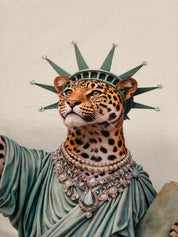 T-SHIRT JUNKIE Liberty Leopard Bling Tee on Simply Obsessed