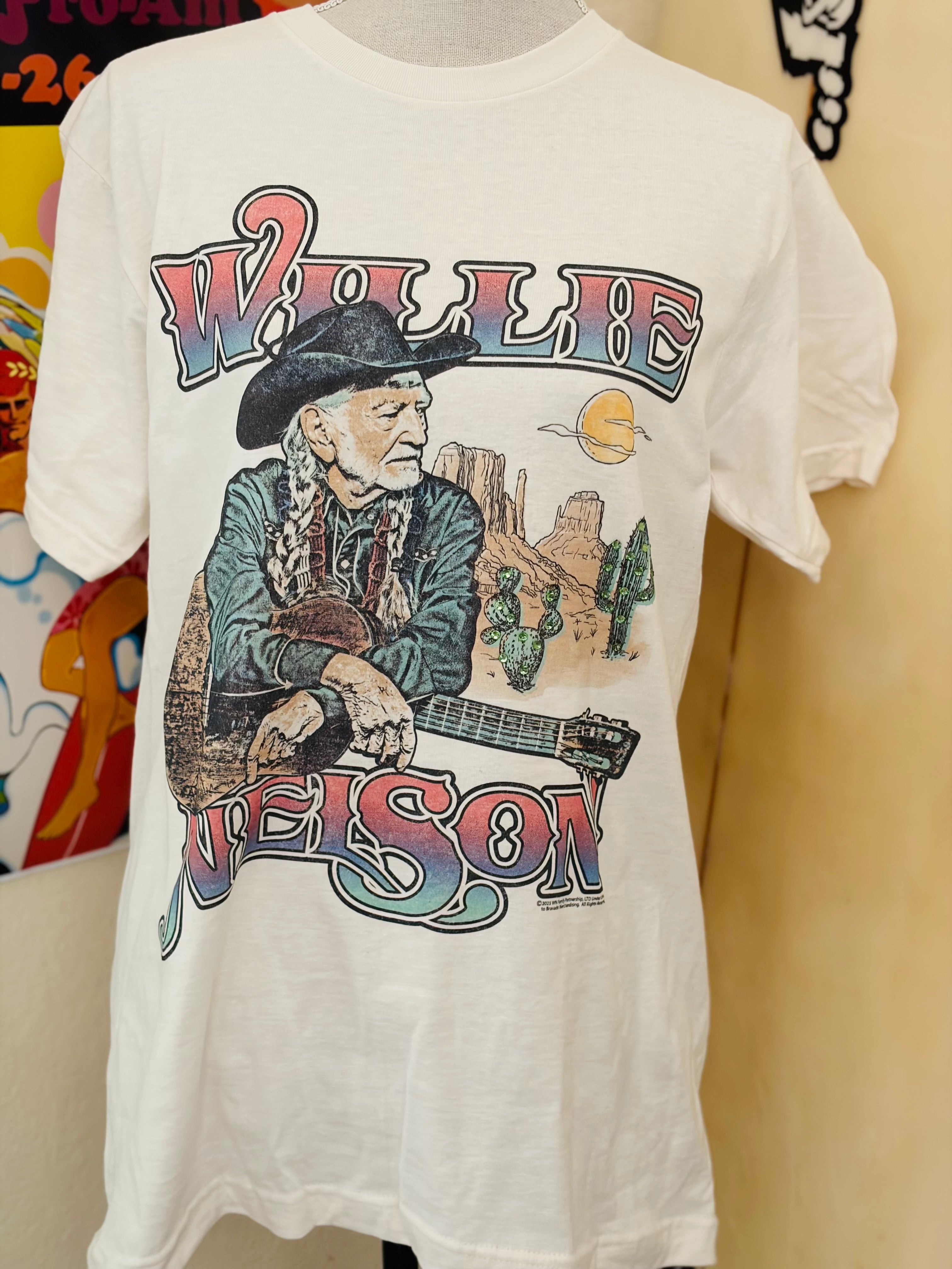 PRE-ORDER Willie Nelson Bling Tee