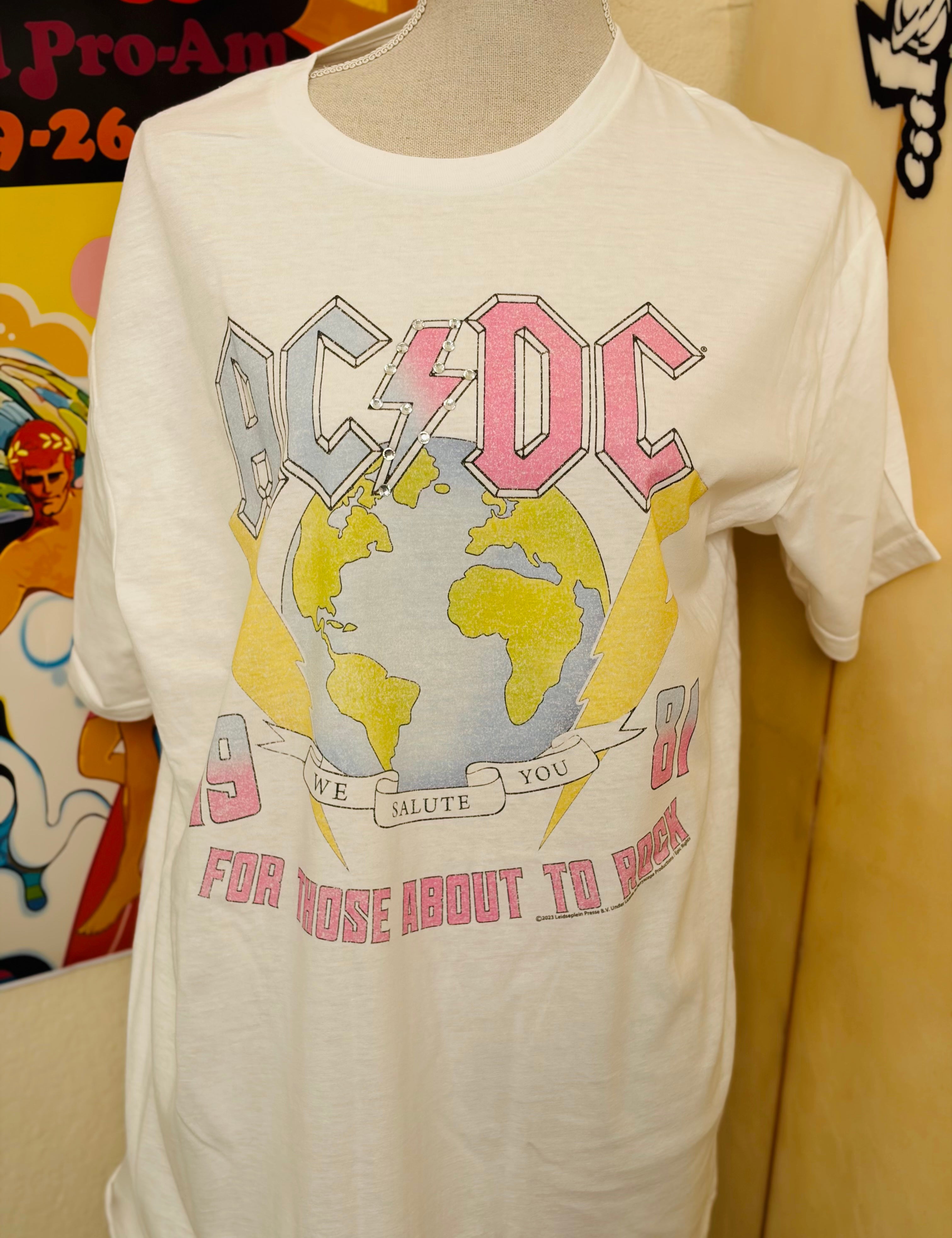PRE-ORDER ACDC Bling Tee on Simply Obsessed