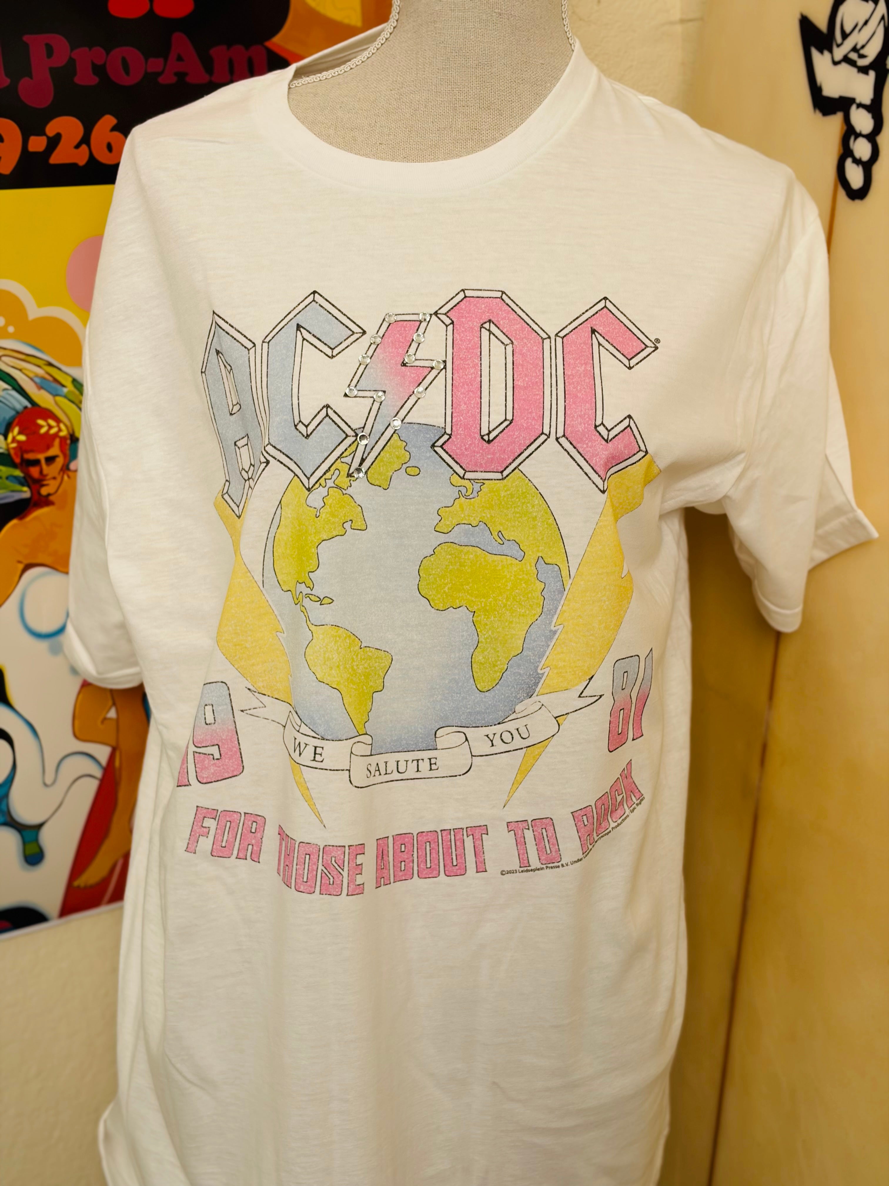 PRE-ORDER ACDC Bling Tee on Simply Obsessed