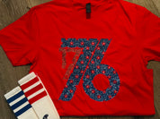 WS: T-SHIRT JUNKIE 1776 Bling Tee on Simply Obsessed