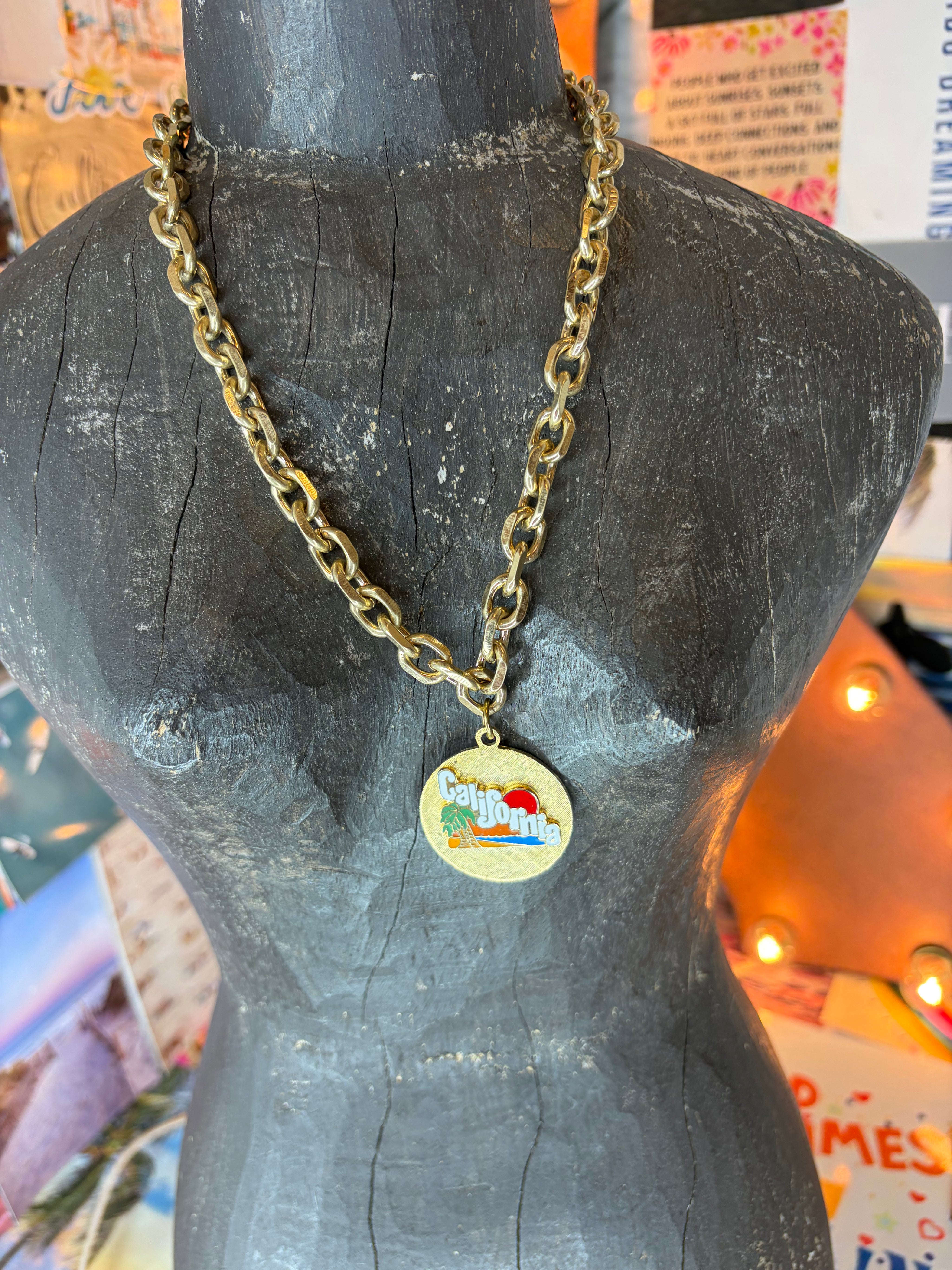 MALIBU HIPPIE OOAK Vintage California Necklace on Simply Obsessed