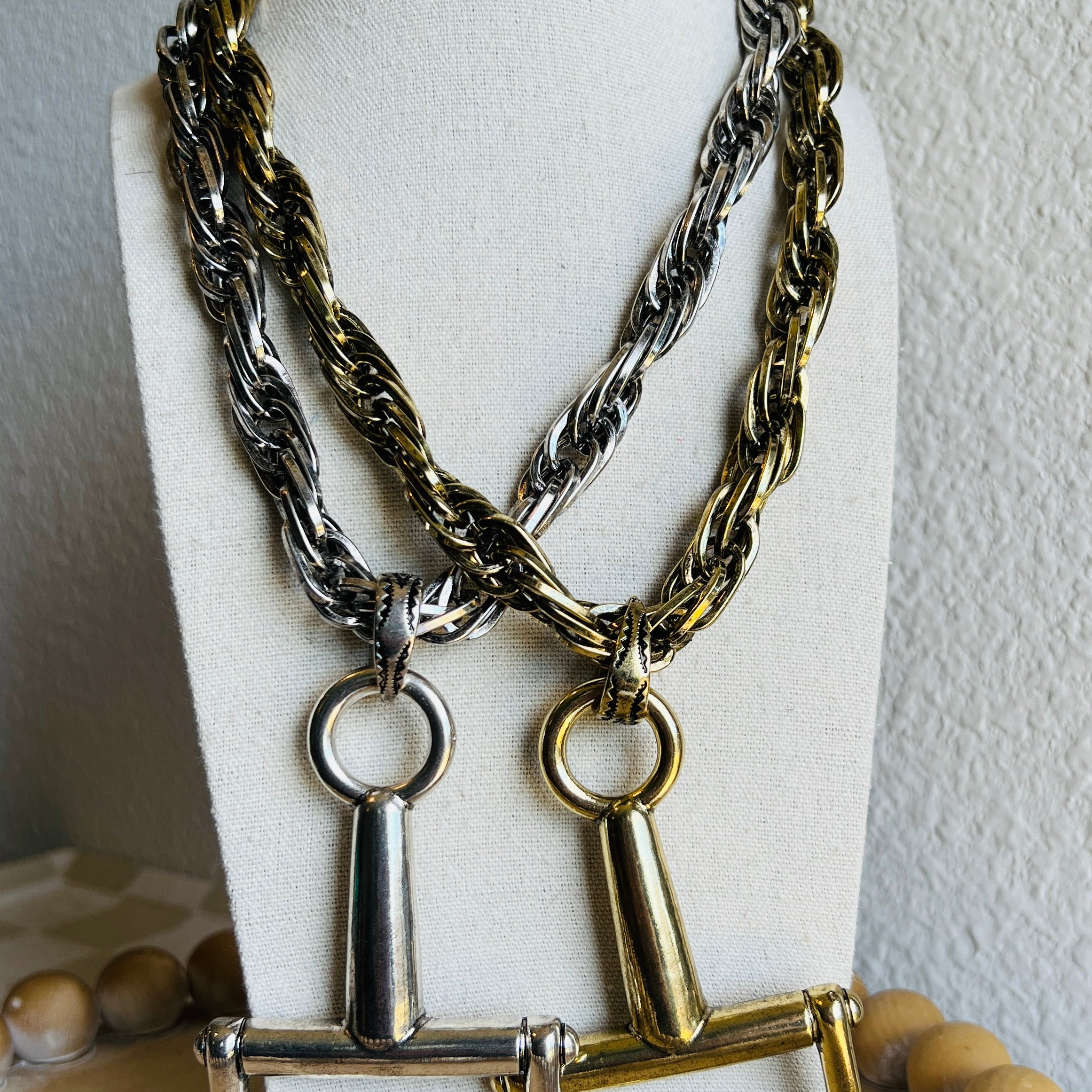 ATG Statement Snaffle Bit Necklace on Simply Obsessed