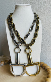 ATG Statement Snaffle Bit Necklace on Simply Obsessed