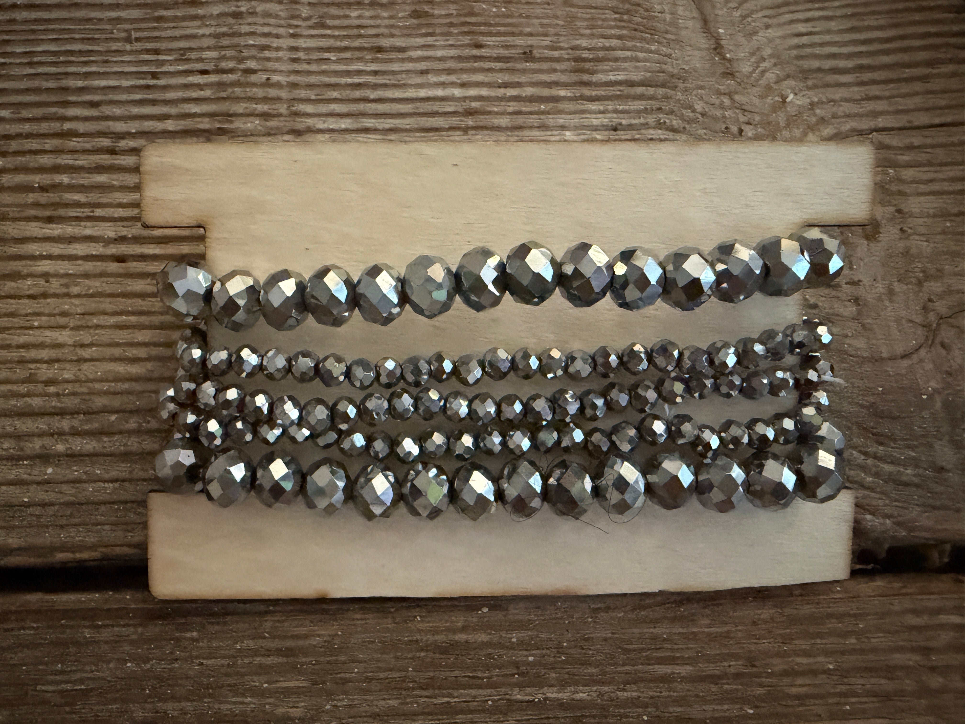 MALIBU SUPPLY Silver Bracelet Stack #100 **DEBUT SALE** on Simply Obsessed