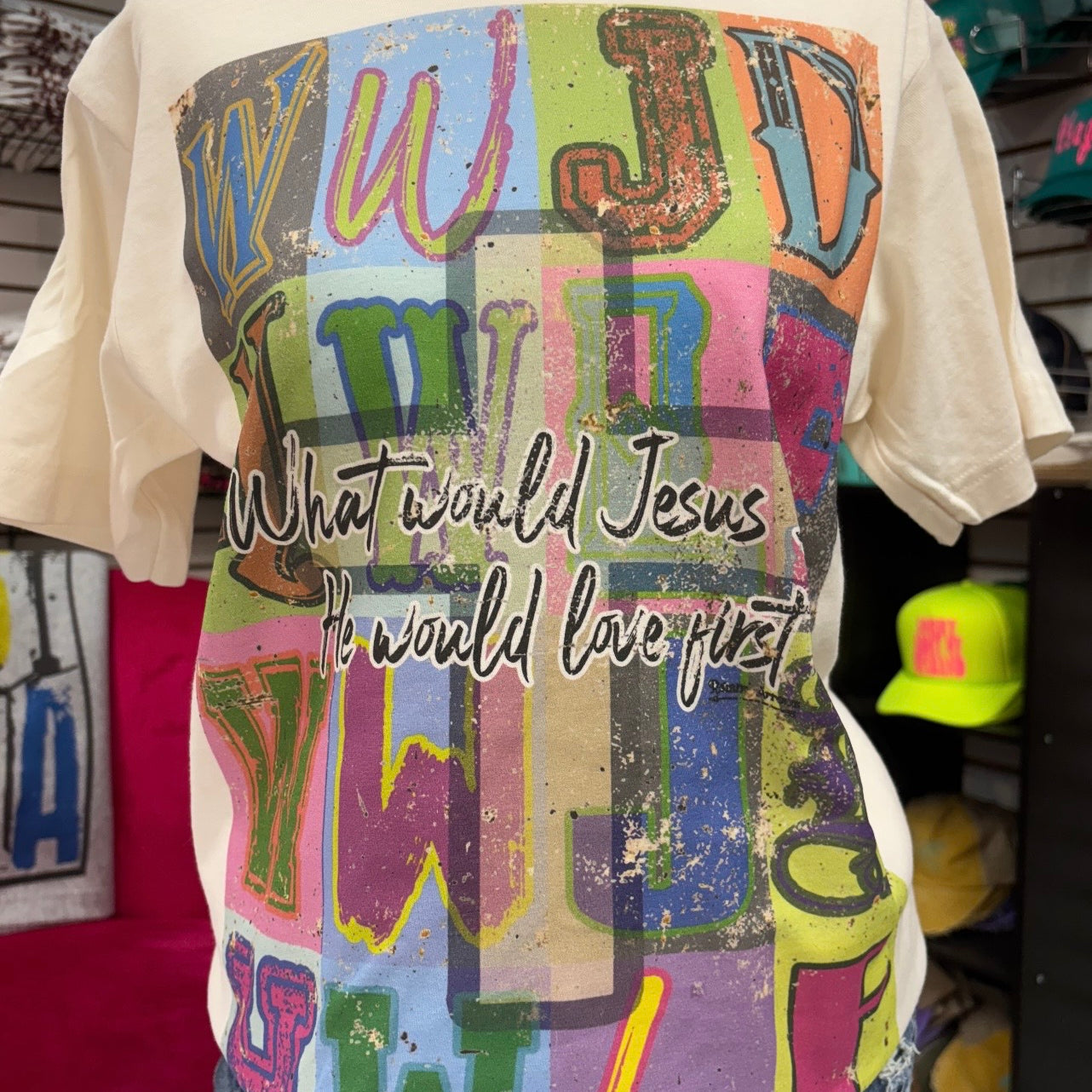 WS: What Would Jesus Do Tee on Simply Obsessed