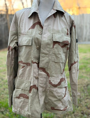 MALIBU HIPPIE Crystal Tiger Desert Vintage Army Jacket on Simply Obsessed