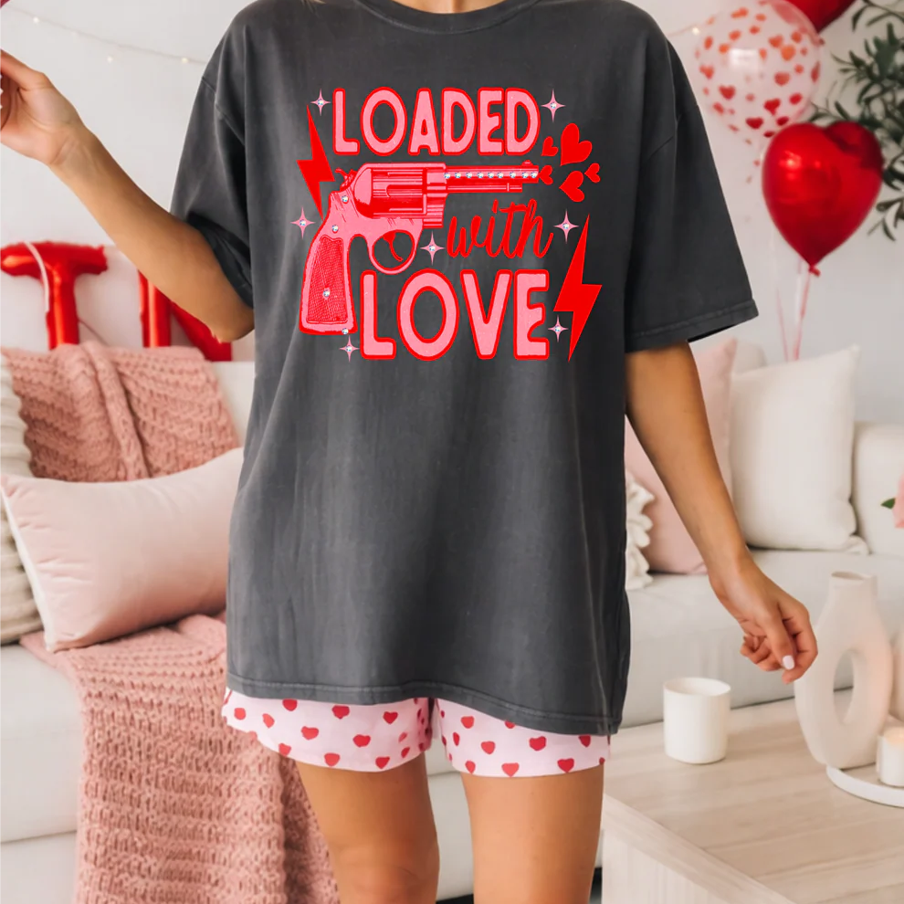 WS: Bling Loaded with Love Tee on Simply Obsessed