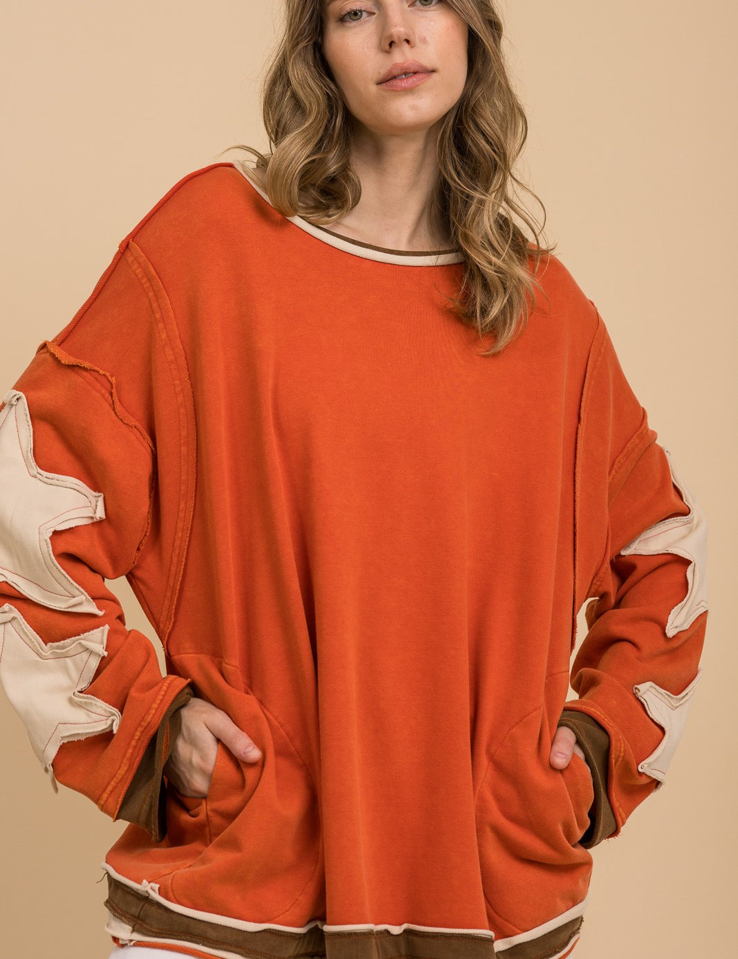 BLUE VELVET RUST STAR SWEATSHIRT *** BEACH LIVE*** on Simply Obsessed