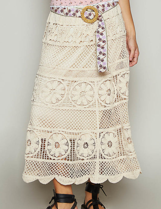 POL MULTI PATTERN CROCHET SKIRT ***BEACH LIVE*** on Simply Obsessed