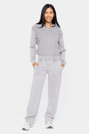 MONO B Elastic Waist Fleece Pants with Pockets **FALL DEBUT SALE** on Simply Obsessed