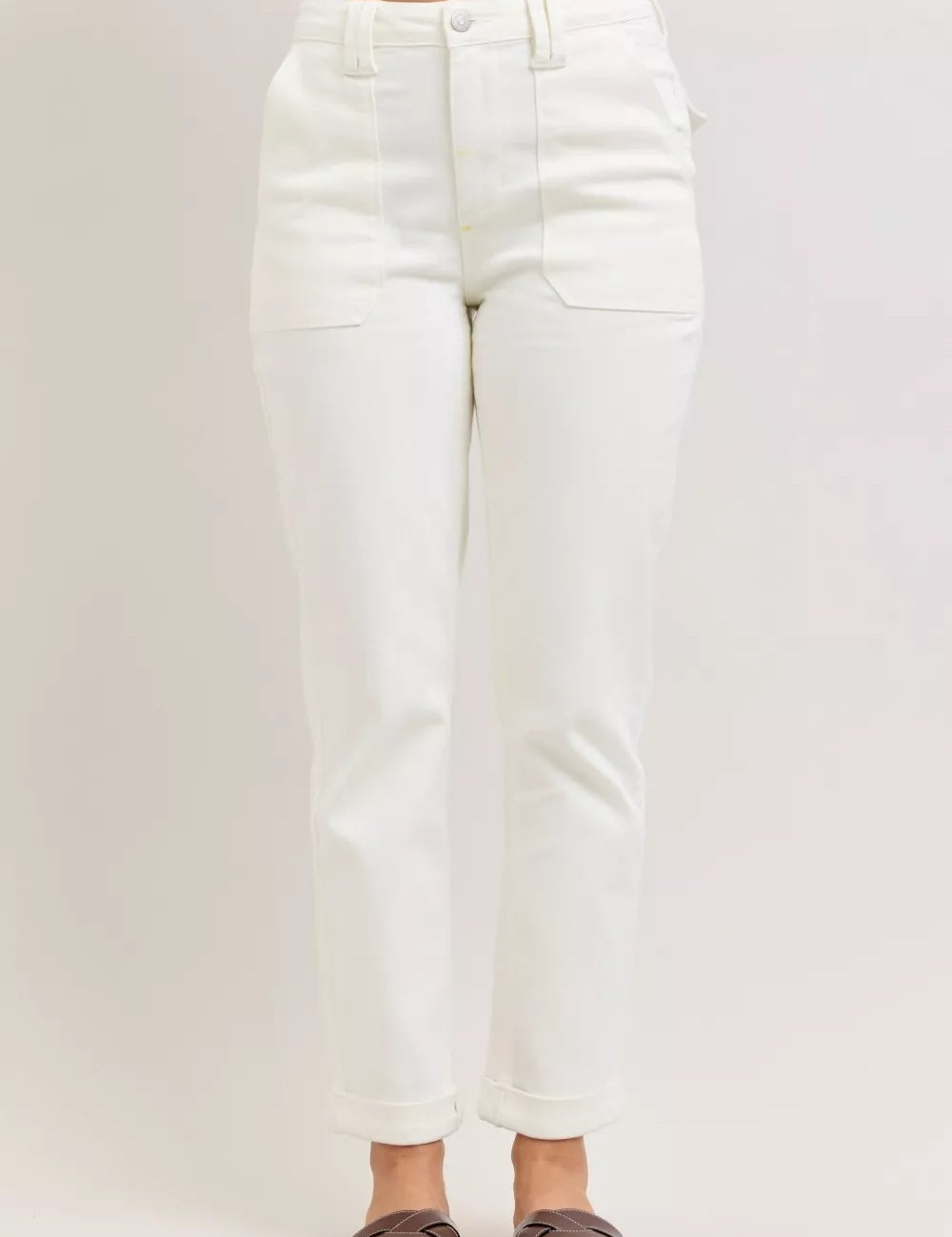 JUDY BLUE High Waist Jeans with Patch Pockets on Simply Obsessed