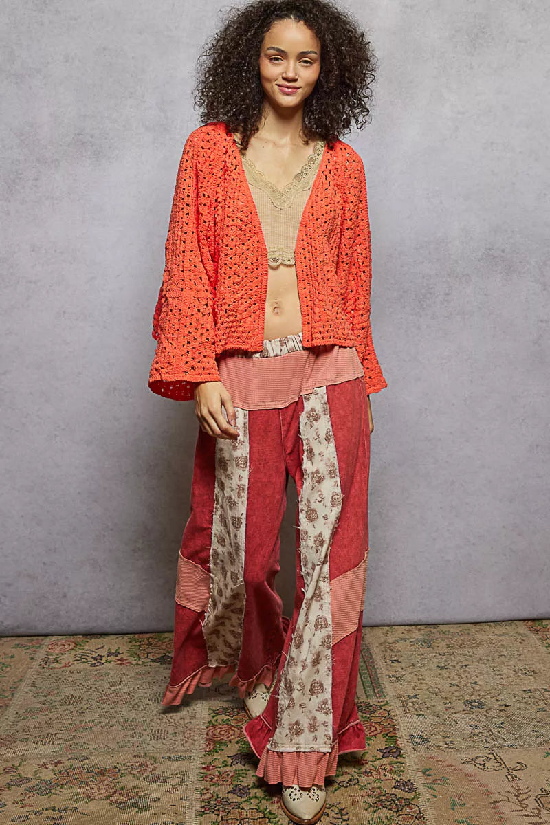 POL Open Front Cardigan with Crochet Patterns on Simply Obsessed