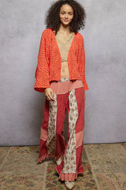 POL Open Front Cardigan with Crochet Patterns on Simply Obsessed
