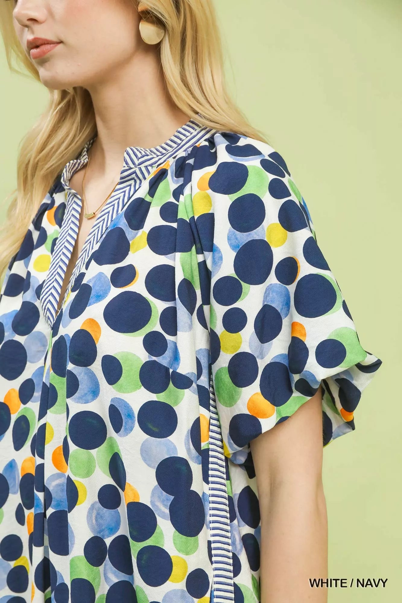 UMGEE Polka Dot Print Tunic Dress on Simply Obsessed