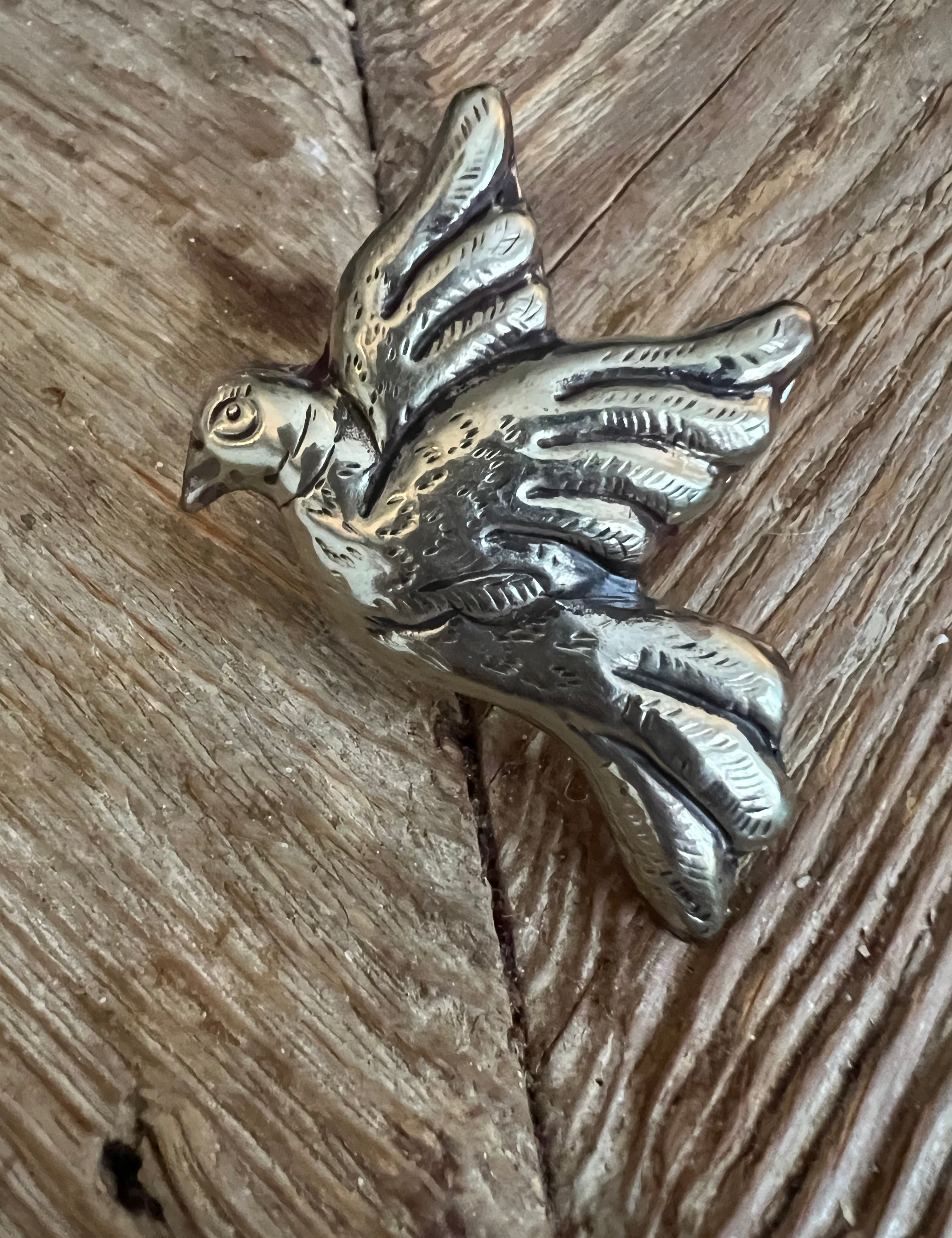 Adjustable Tibetan Silver Bird Ring on Simply Obsessed