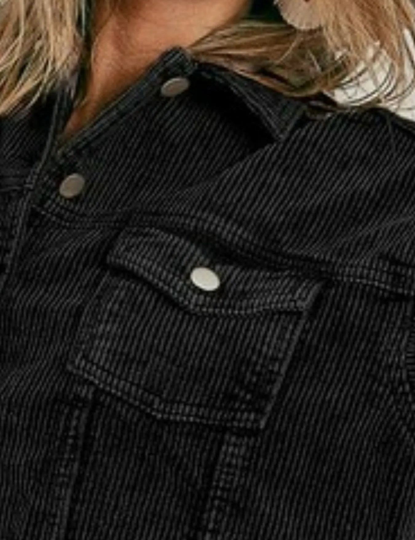 BiBi Vintage Washed Corduroy Jacket on Simply Obsessed