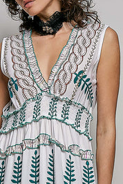 POL Floral Printed Sleeveless Tiered Dress with Smocked Waistband **DEBUT SALE** on Simply Obsessed
