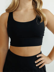 "Amelia" Strappy Back Sports Bra (removable pads) on Simply Obsessed