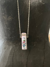 Antique Hand Painted Secret Box Necklace on Simply Obsessed