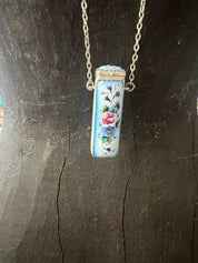 Antique Hand Painted Secret Box Necklace on Simply Obsessed