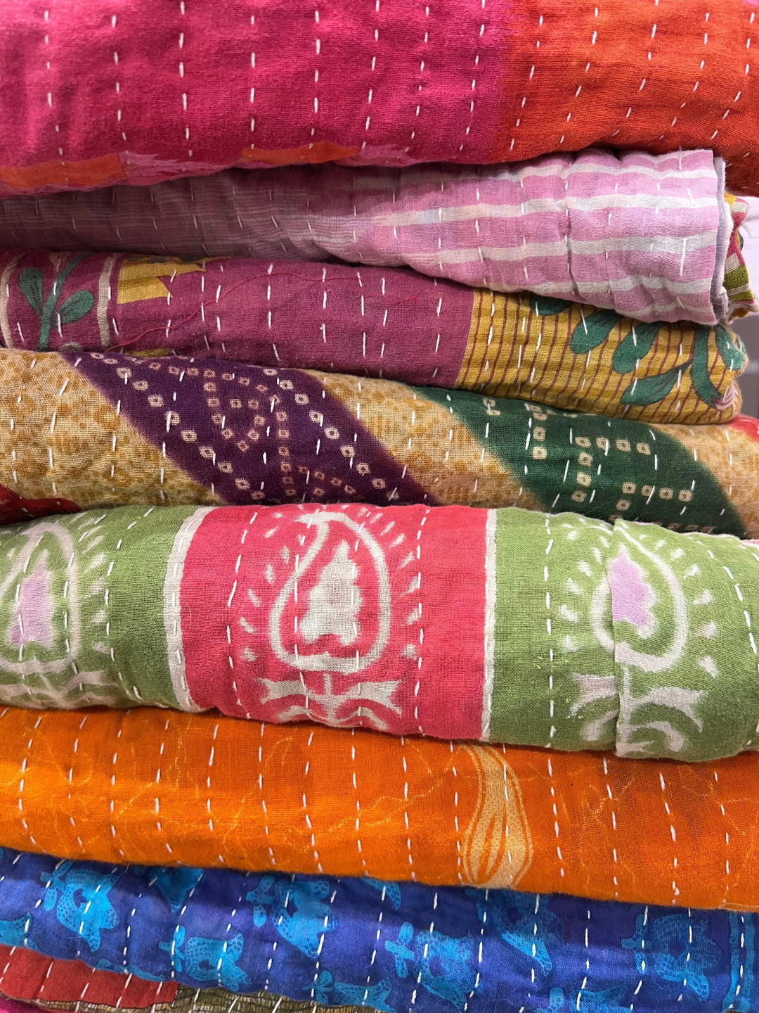 Artisan Kantha Blankets (One of a Kind) on Simply Obsessed