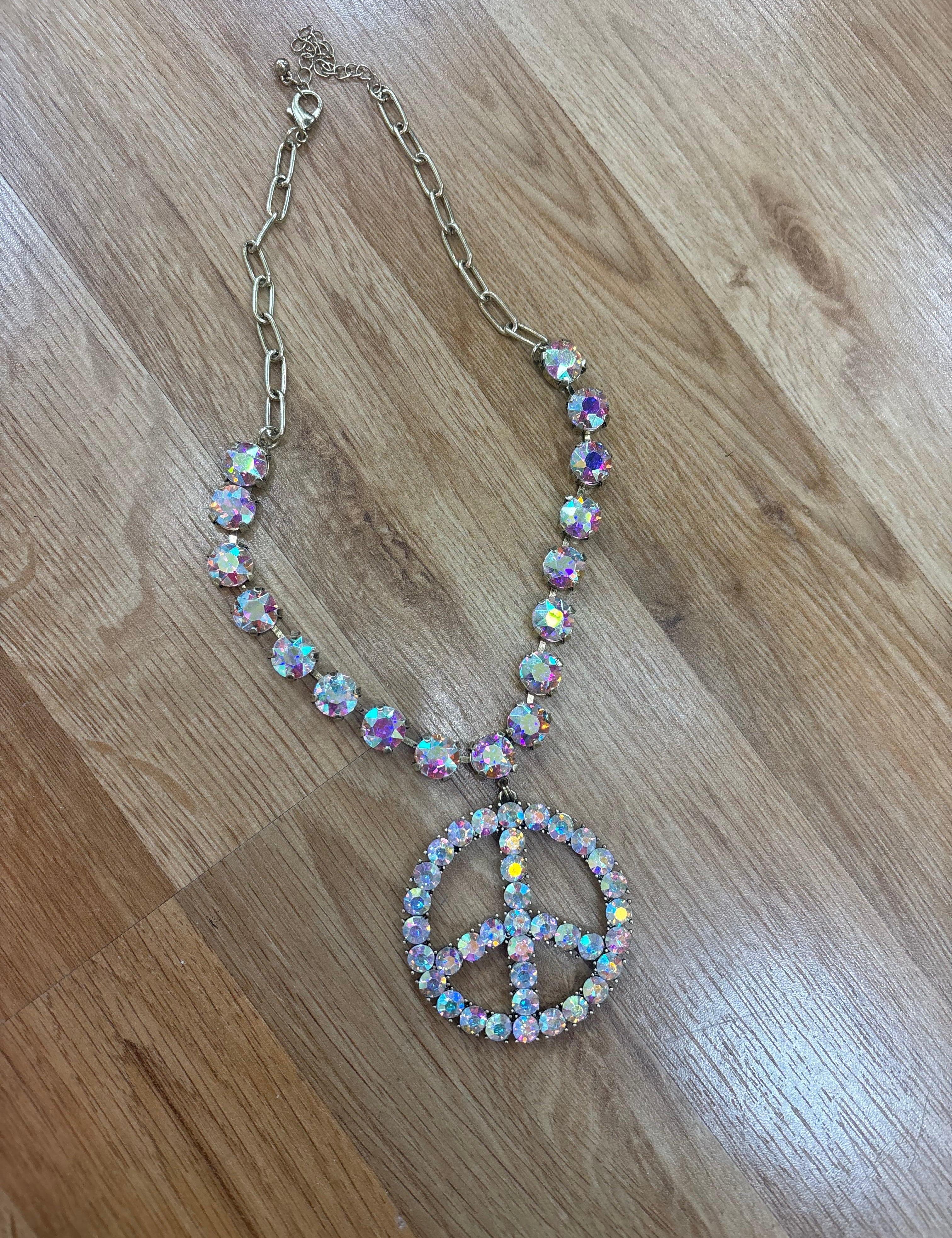 ATG AB Peace Necklace on Simply Obsessed