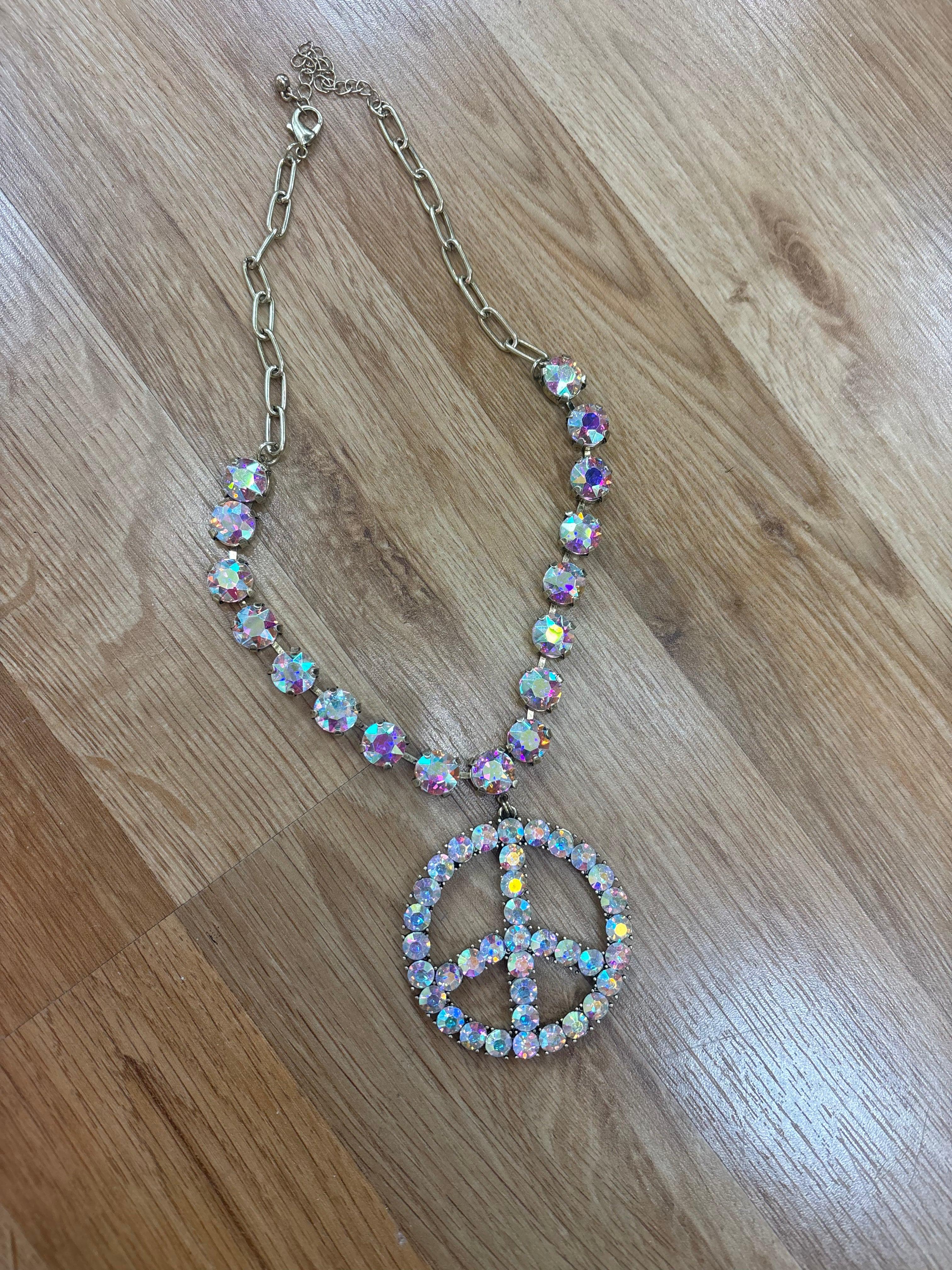 ATG AB Peace Necklace on Simply Obsessed