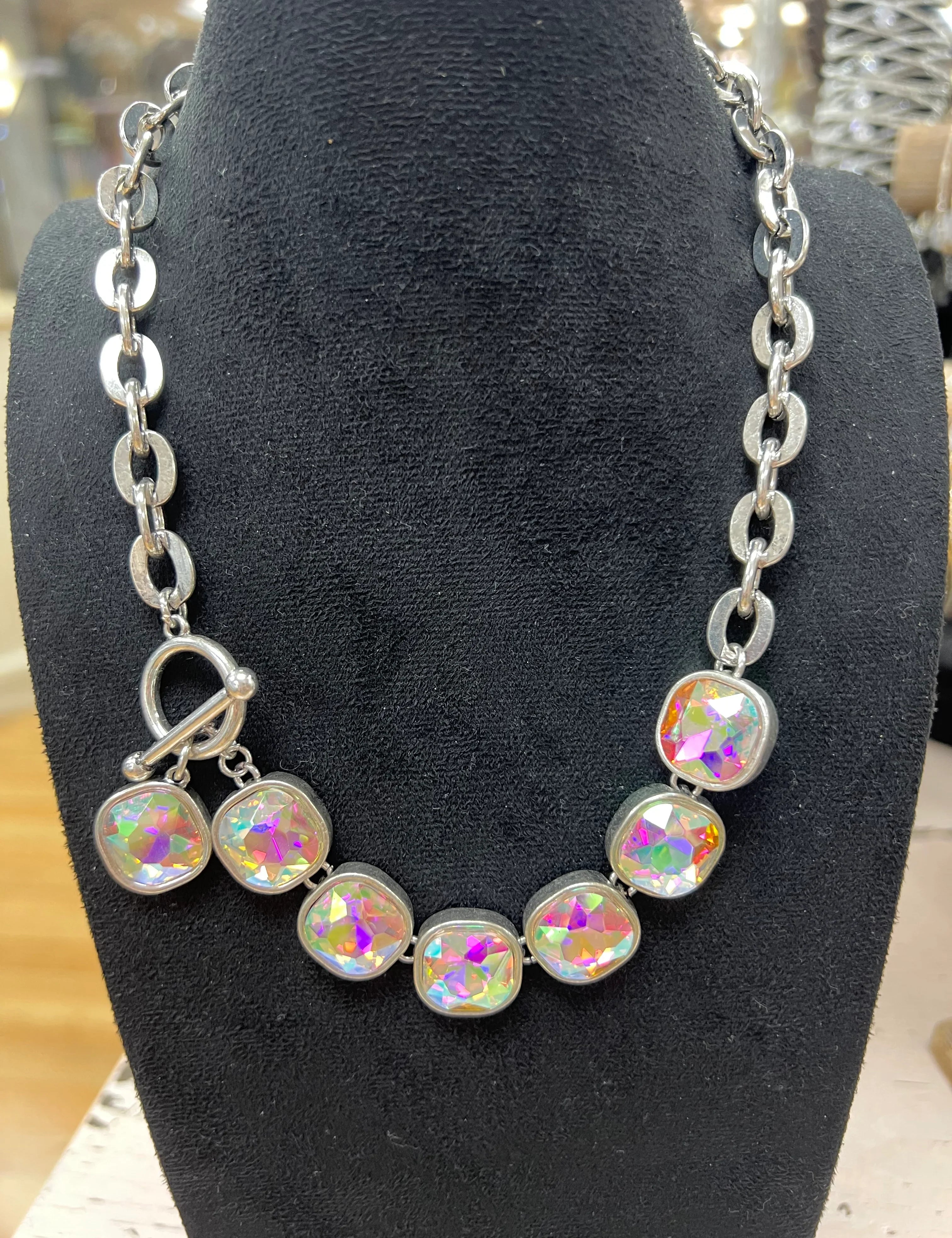 ATG AB Stone Statement Necklace on Simply Obsessed