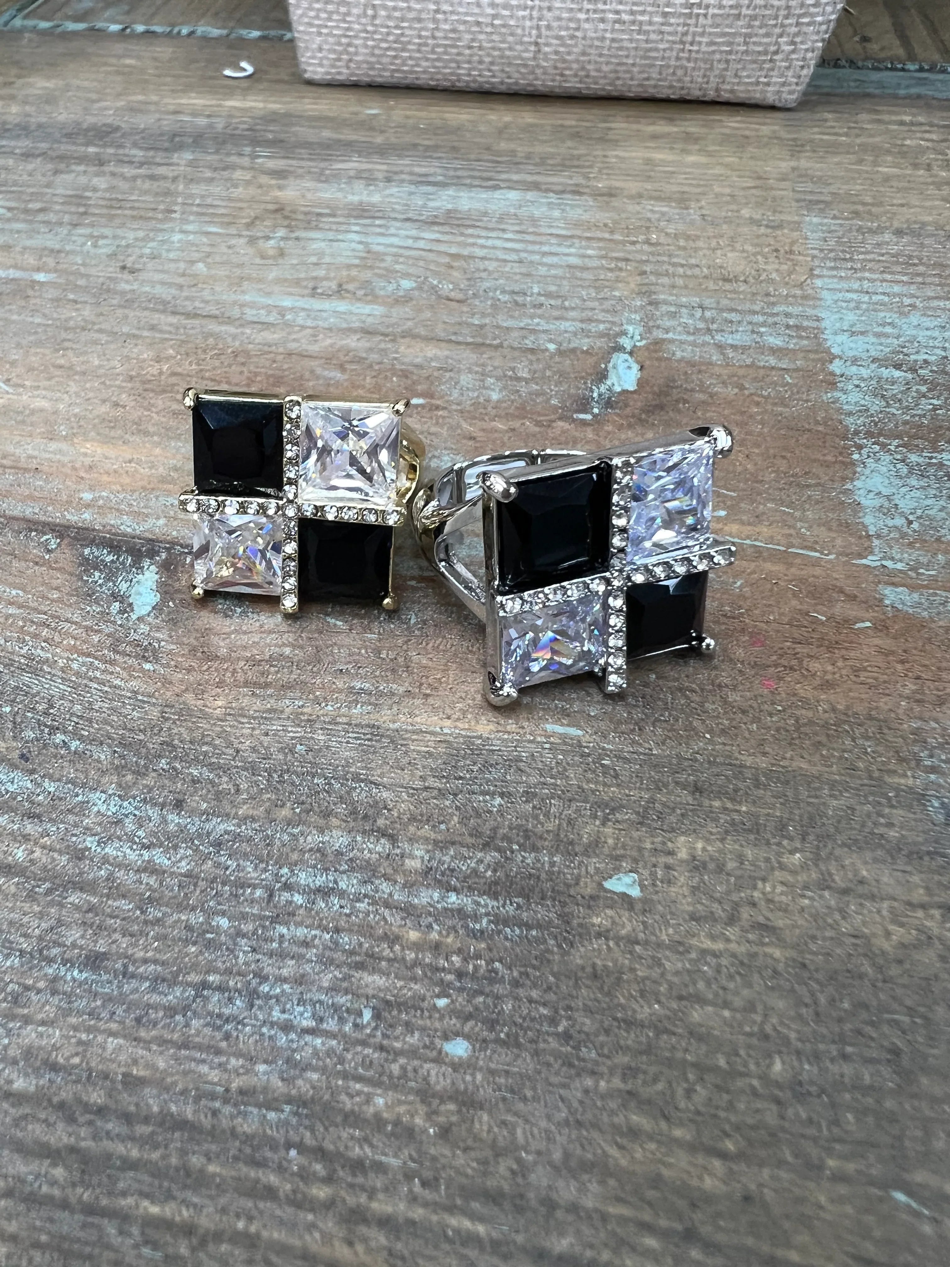 ATG Bling Checkered Ring on Simply Obsessed
