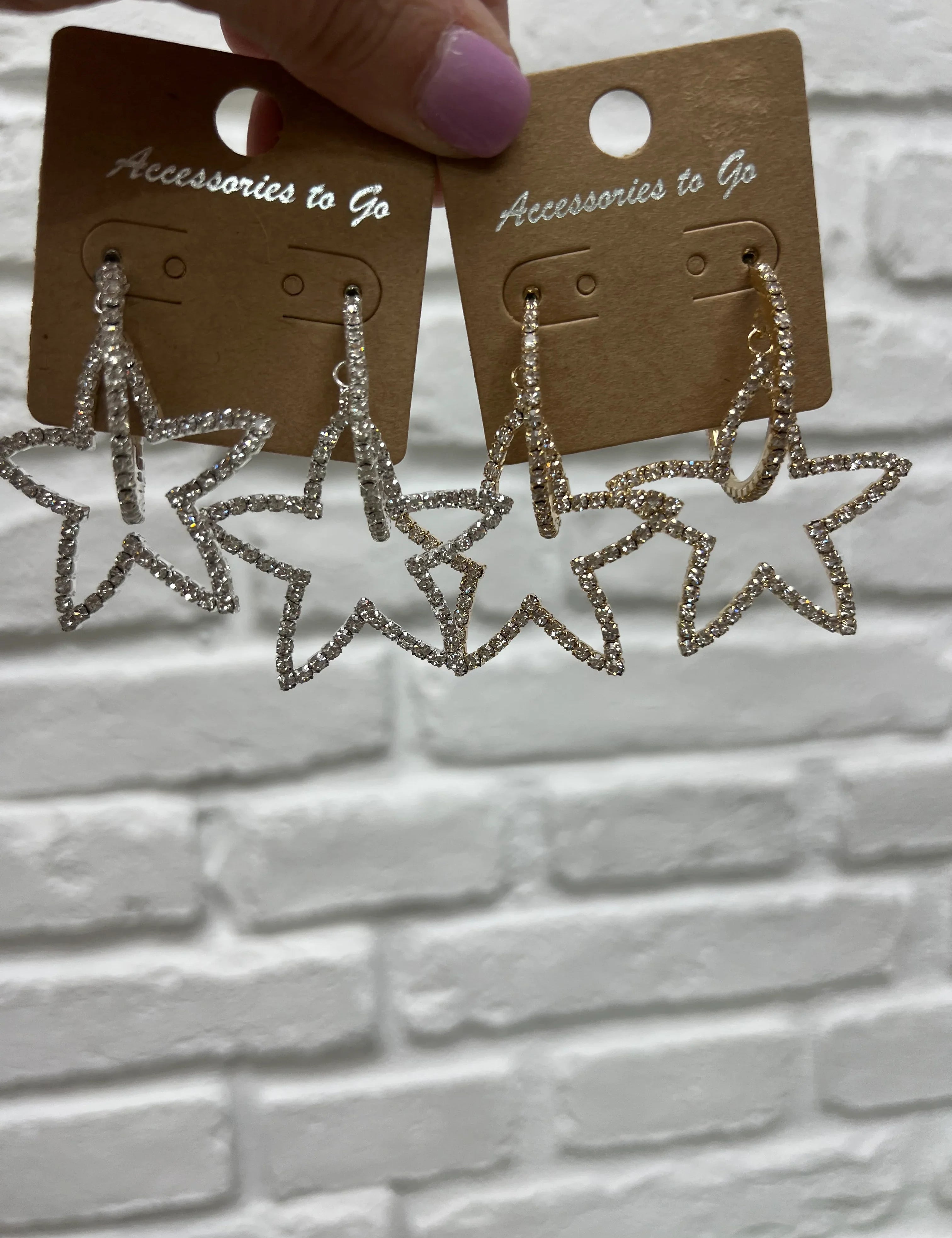 ATG Bling Star Earrings on Simply Obsessed