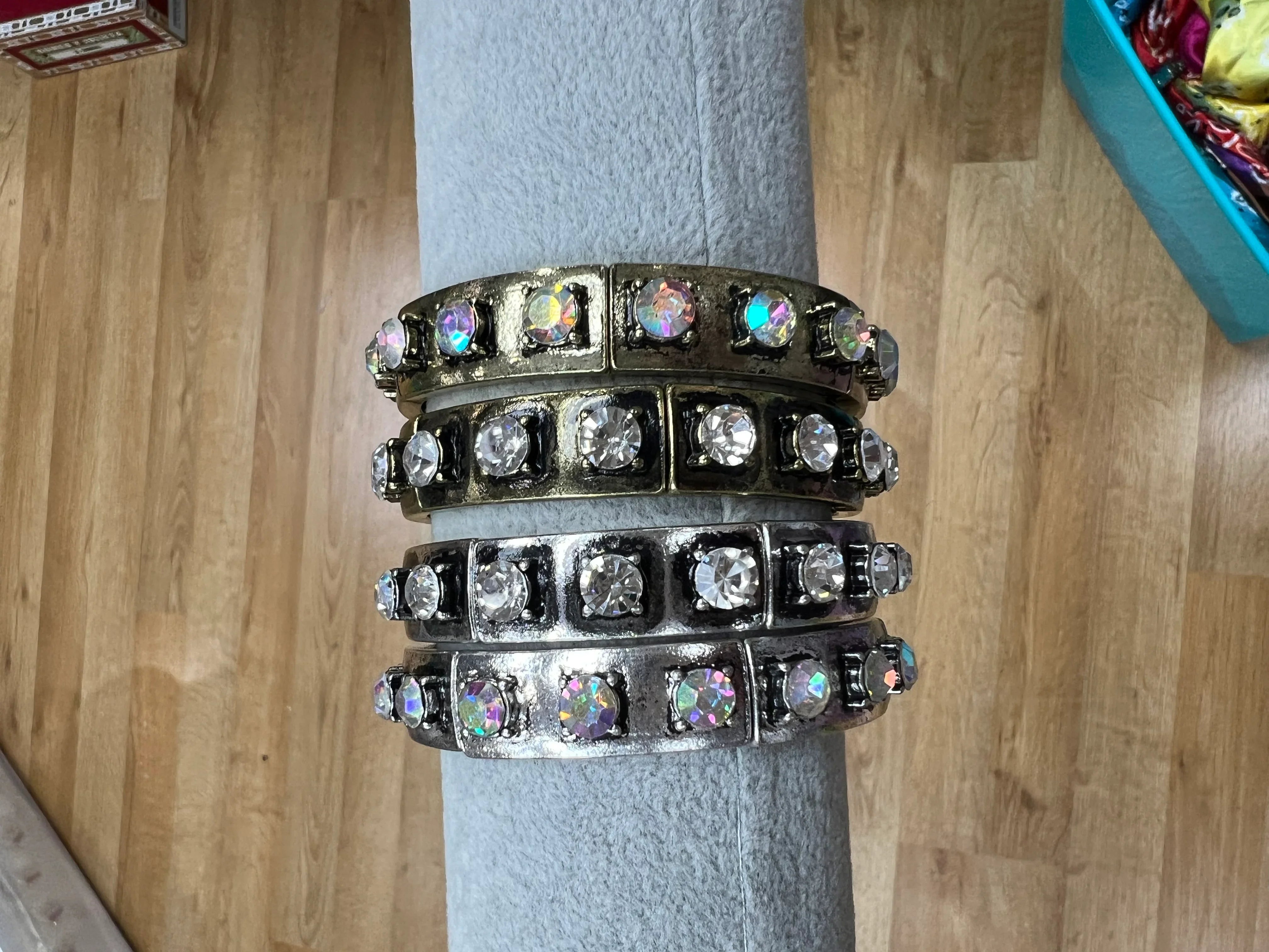 ATG Bling Stone Stretchy Bracelets on Simply Obsessed