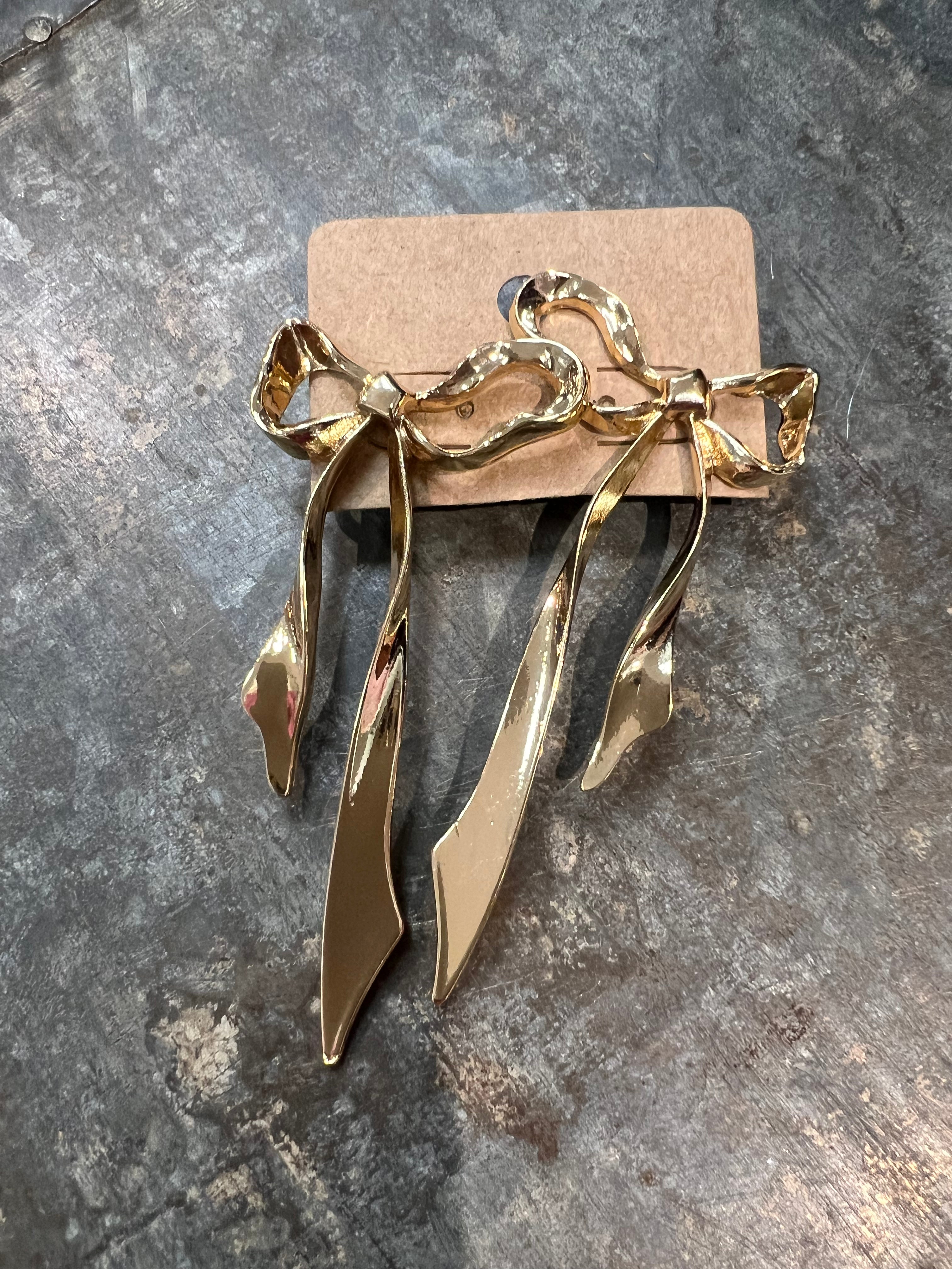 ATG Bow Earrings on Simply Obsessed