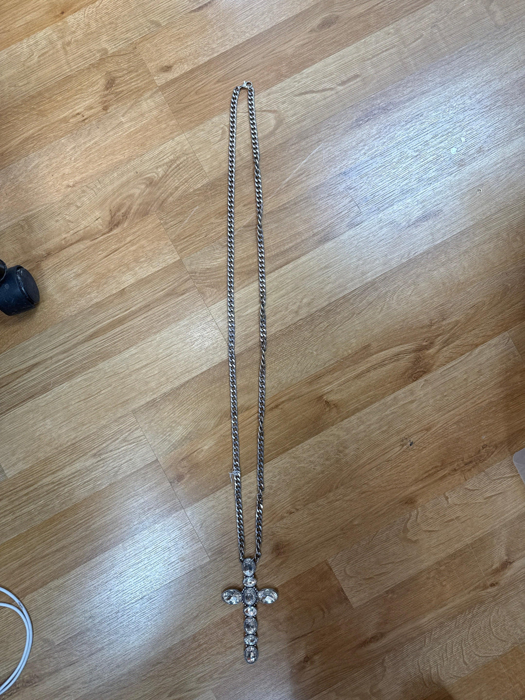 ATG Braided Chain Cross Necklace on Simply Obsessed