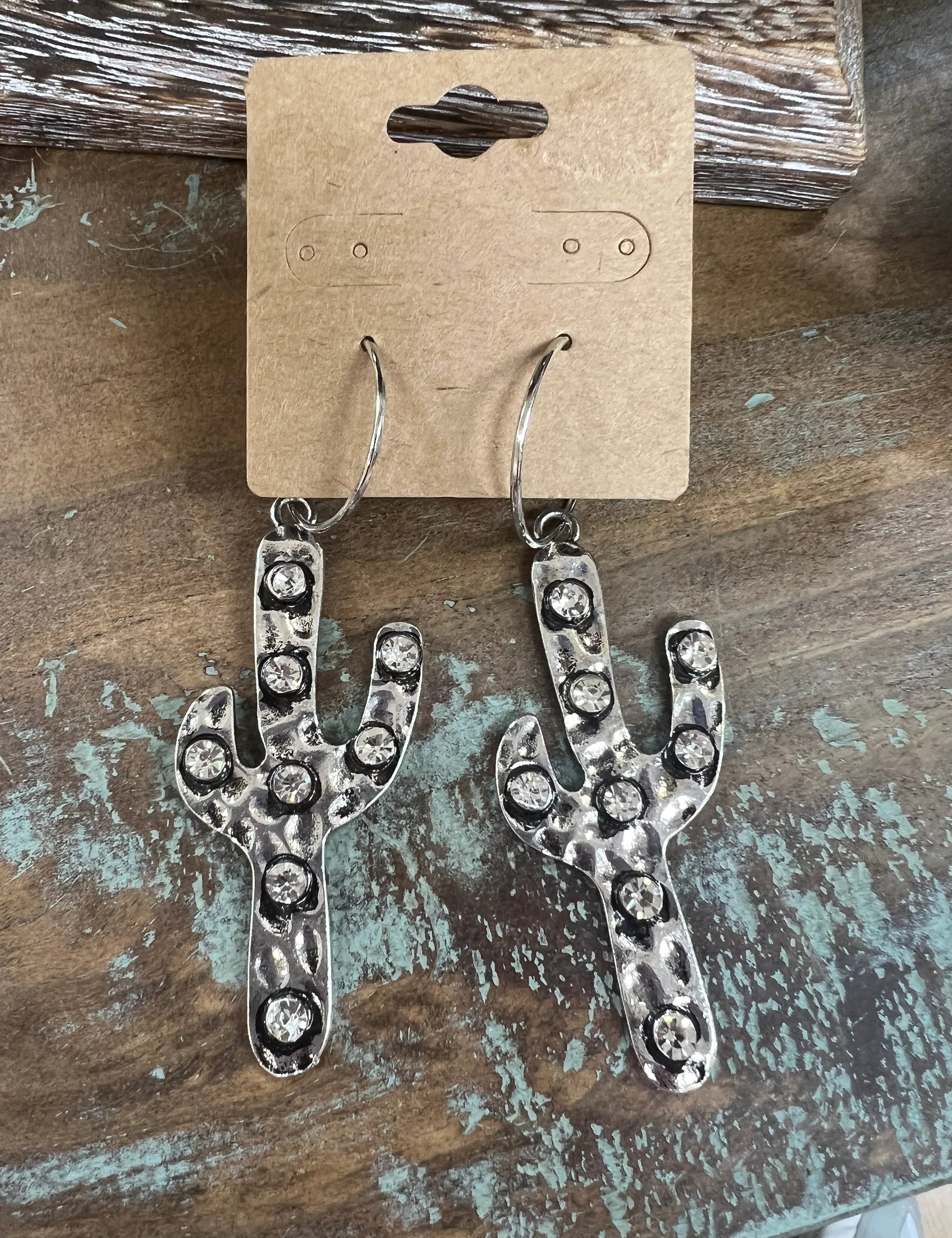 ATG Cactus Bling Earrings on Simply Obsessed