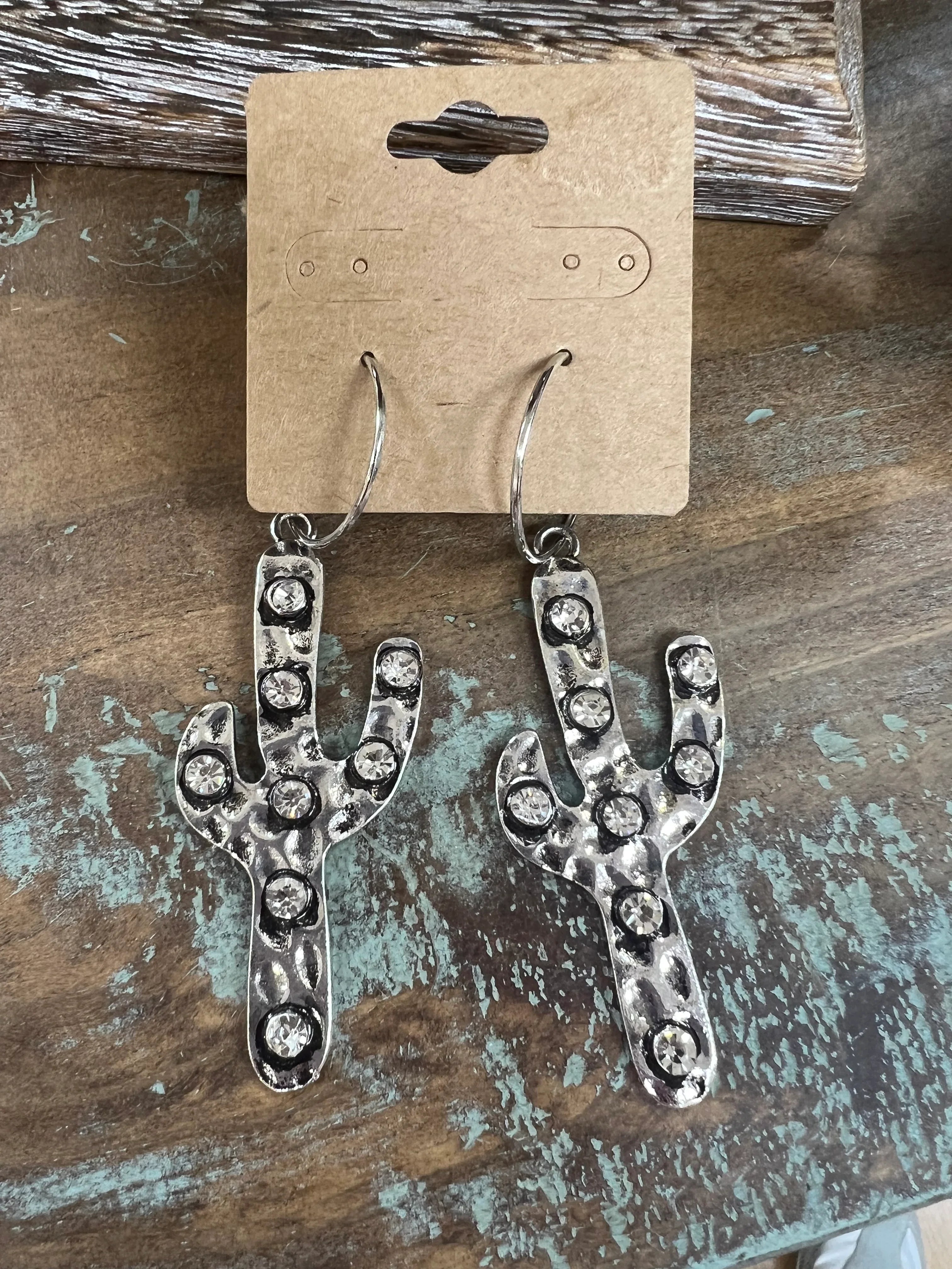 ATG Cactus Bling Earrings on Simply Obsessed
