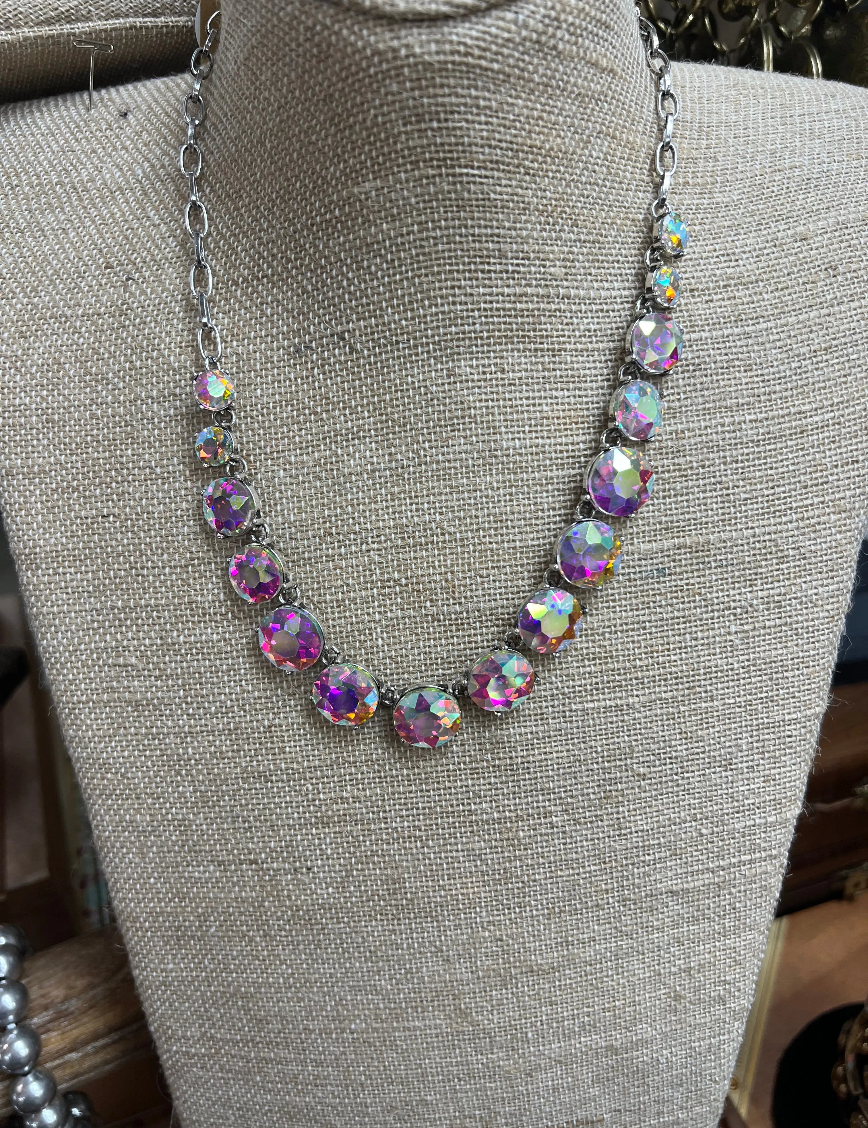 ATG Chain Gemstone Necklace on Simply Obsessed