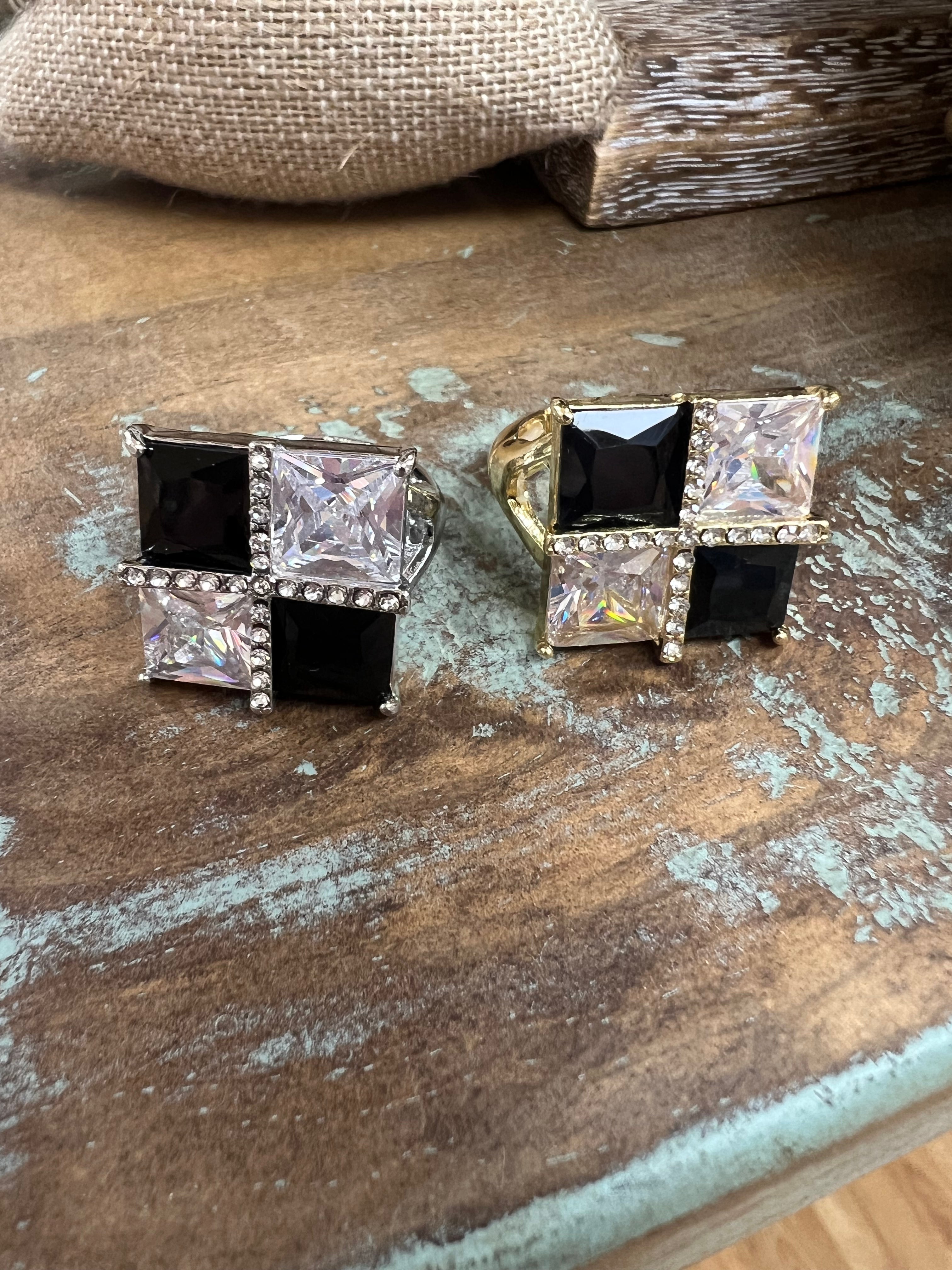ATG Checkered Rings on Simply Obsessed